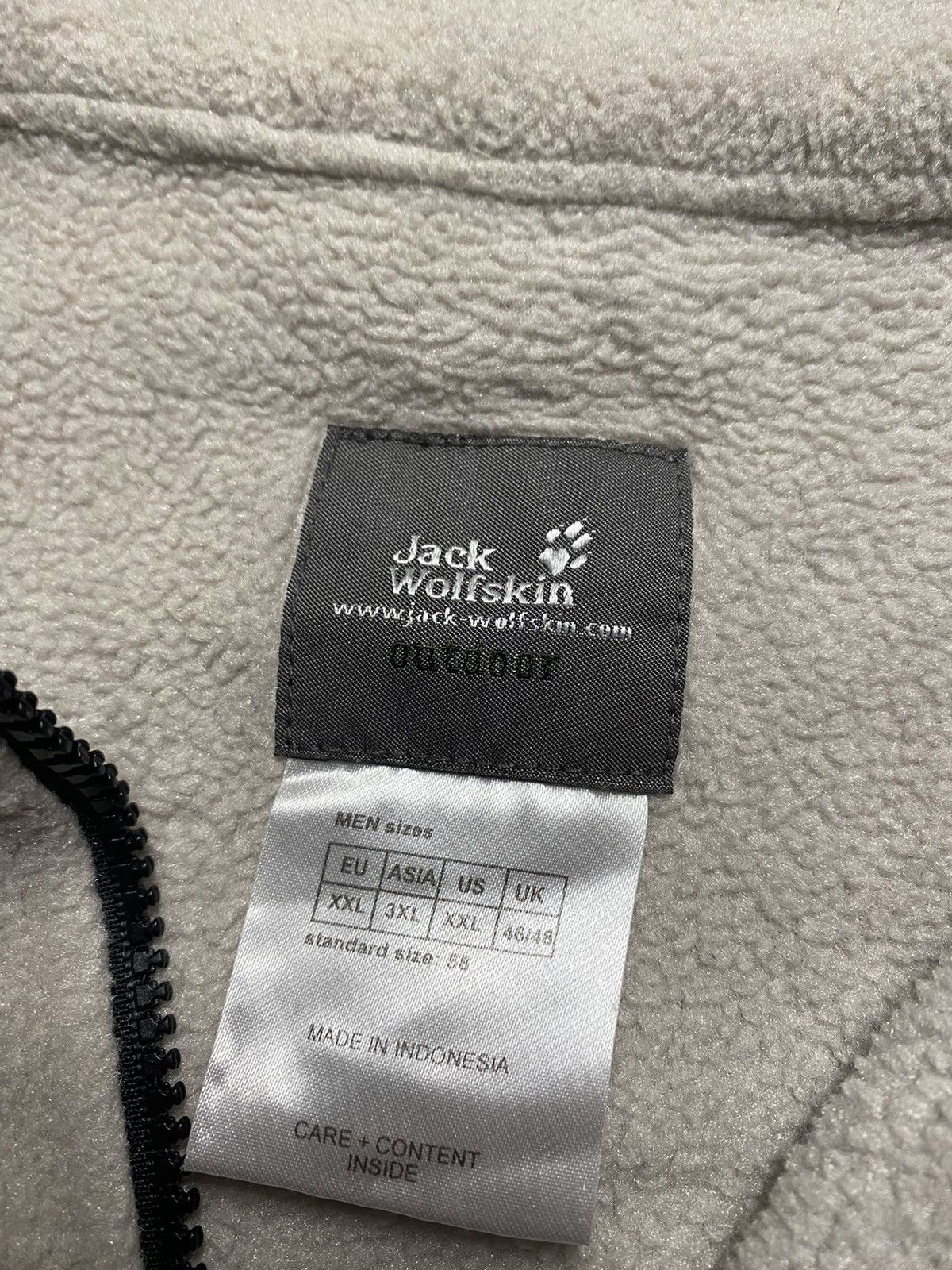 Jack Wolfskin Jack Wolfskins beige fleece warm cosy vibes Size US XXL / EU 58 / 5 - 7 Thumbnail