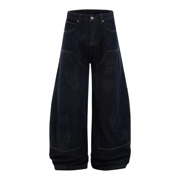 Vintage Men's high street retro workwear loose scimitar jeans Size US 32 / EU 48 - 6 Thumbnail