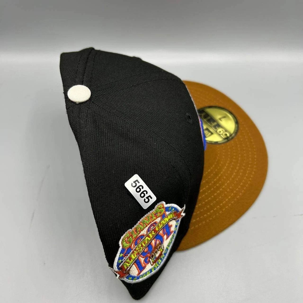 New Era San Francisco Giants Hat Men 7 Black Brown MLB Fitted Cap Size ONE SIZE - 9 Thumbnail