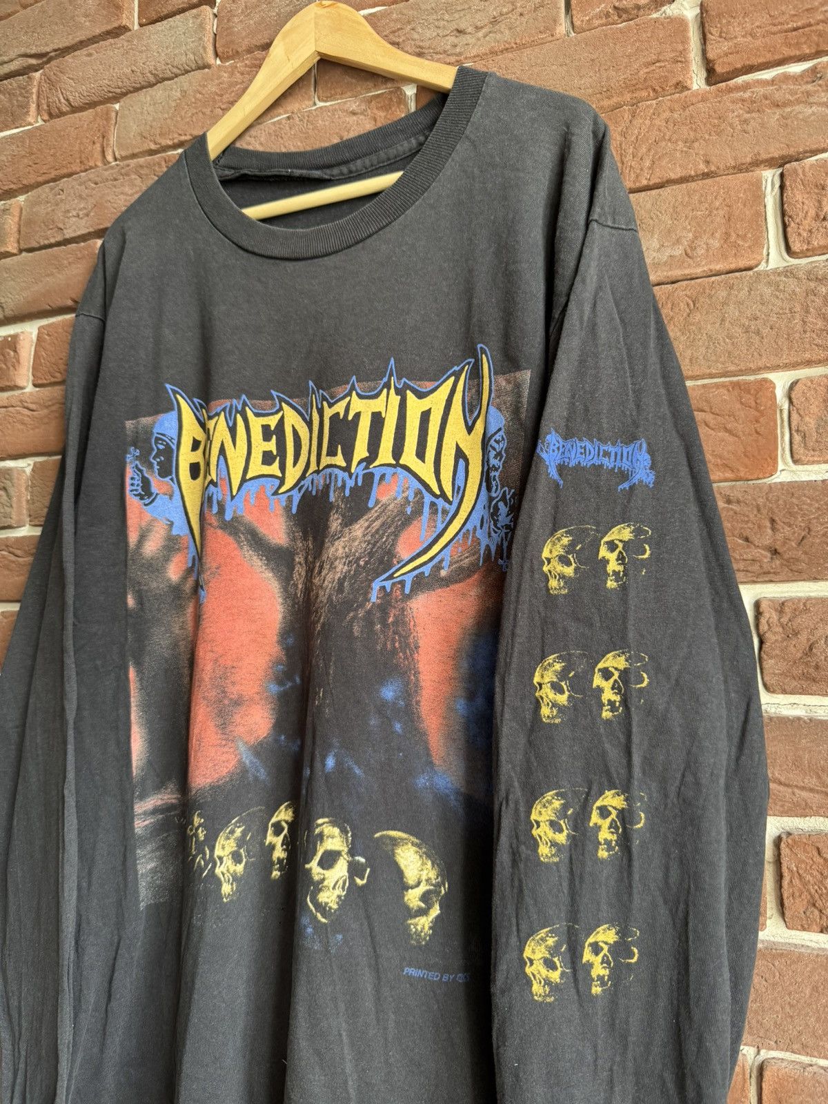 Band Tees Vintage 90s Benediction Grand Leveller Death Metal Band Tee Size US XL / EU 56 / 4 - 3 Thumbnail