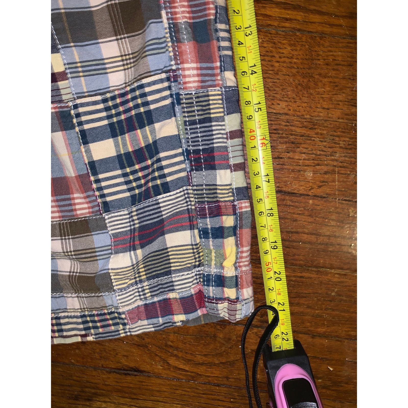 American Eagle Outfitters American Eagle Outfitters Patchwork Madras Shorts Mens 36 Size US 36 / EU 52 - 6 Thumbnail