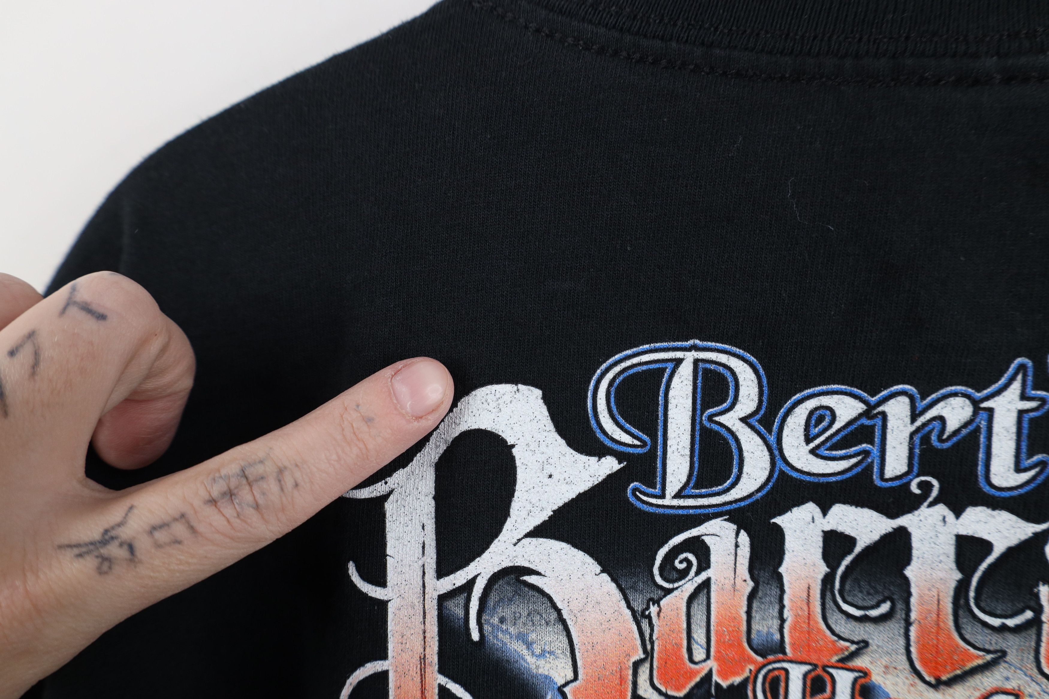 Harley Davidson Y2K Harley Davidson Spell Motorcycle Riding T-Shirt Black Size US XXL / EU 58 / 5 - 12 Thumbnail