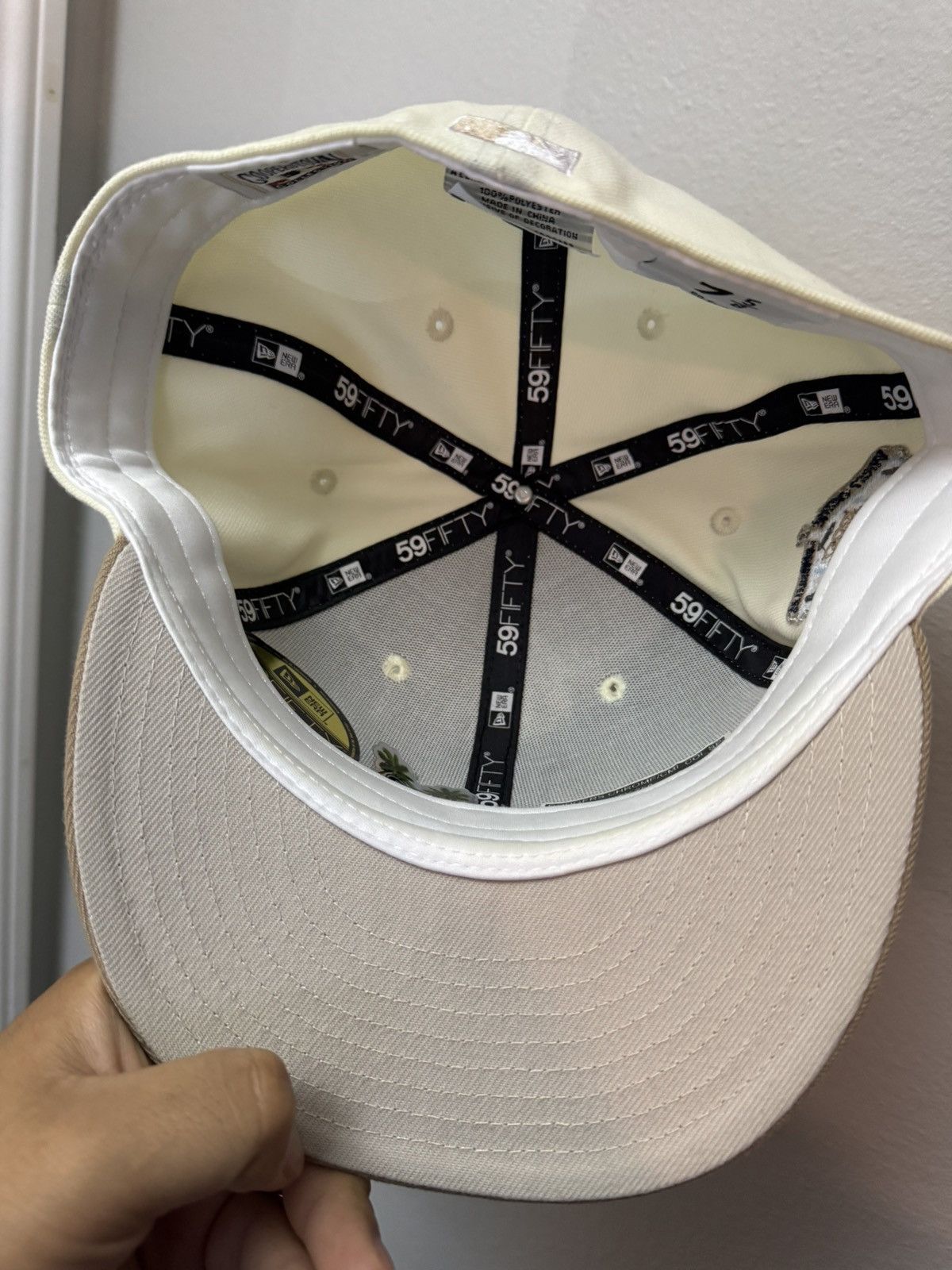Hat Club 7 5/8 hatclub LA Dodgers Coliseum ‘Horchata’ Fitted Size ONE SIZE - 4 Thumbnail