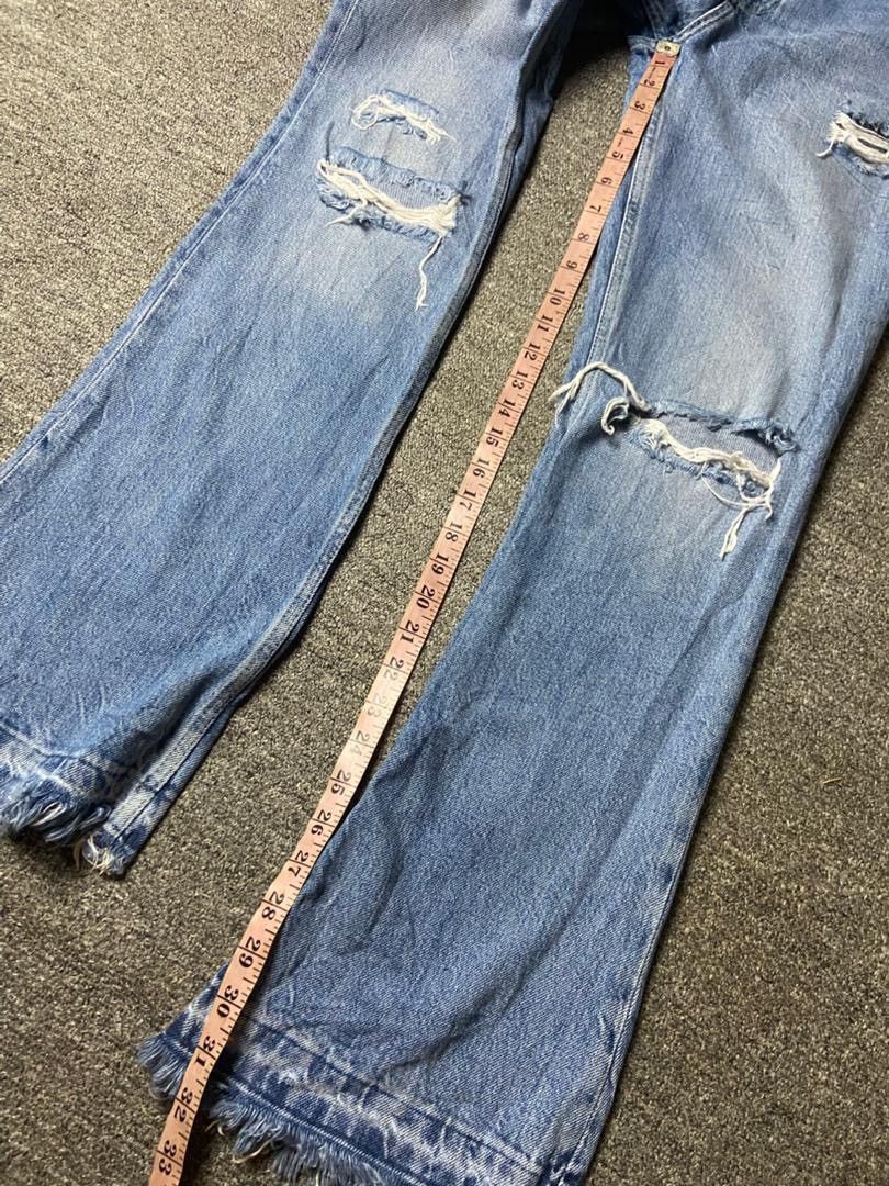Bershka Bershka Denim Collection Flare Ripped Jeans (172) Size 28" / US 6 / IT 42 - 7 Thumbnail
