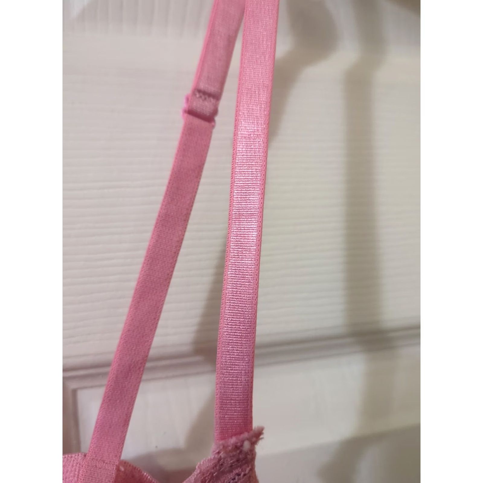 Vintage VINTAGE Starlett Pink Floral Bra 34B Lightly Padded Lace Women's Size ONE SIZE - 4 Thumbnail