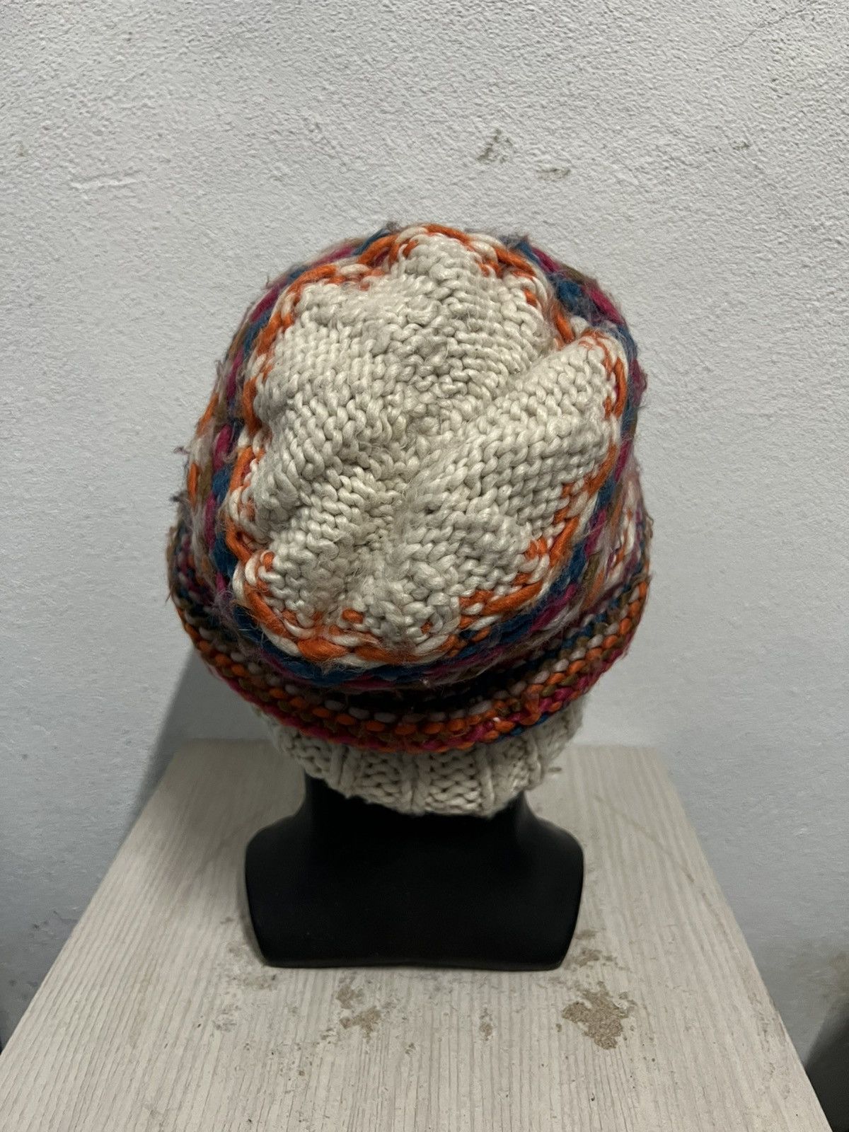 Vintage Vintage Milsa Knit Multicolour Beanie Hat Size ONE SIZE - 5 Thumbnail
