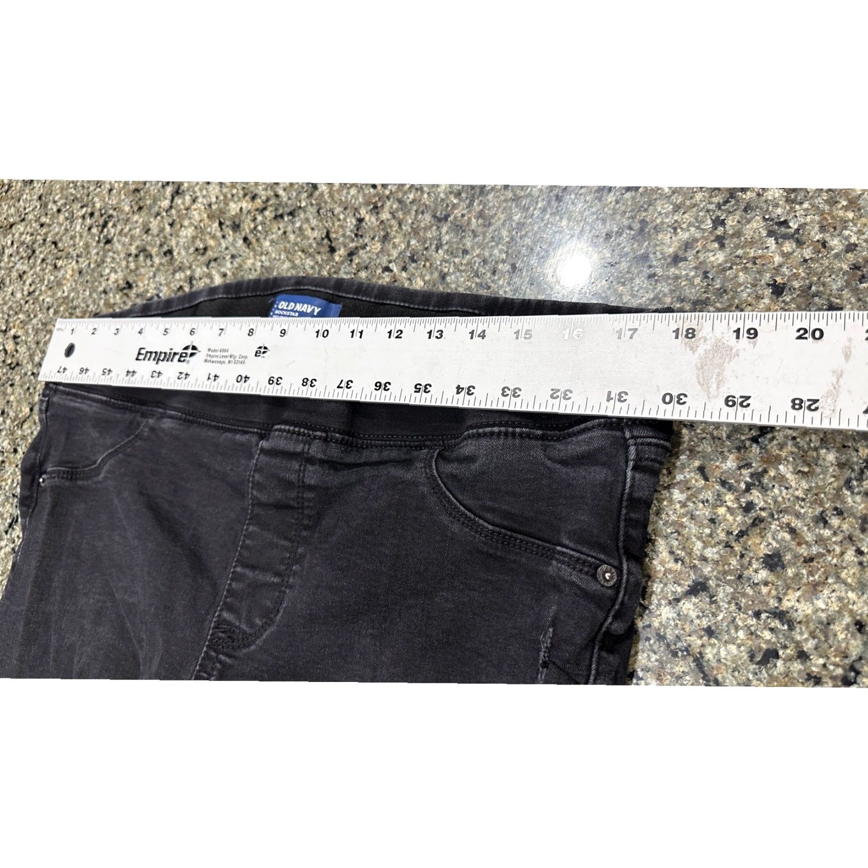 Old Navy VINTAGE Old Navy Rockstar Skinny Jeans Gray 16 Mid Rise Distressed Stretch Denim Women Adult Regular Pull On Jeans Boys Girls Mens Size 38" / US 16 / IT 52 - 3 Thumbnail
