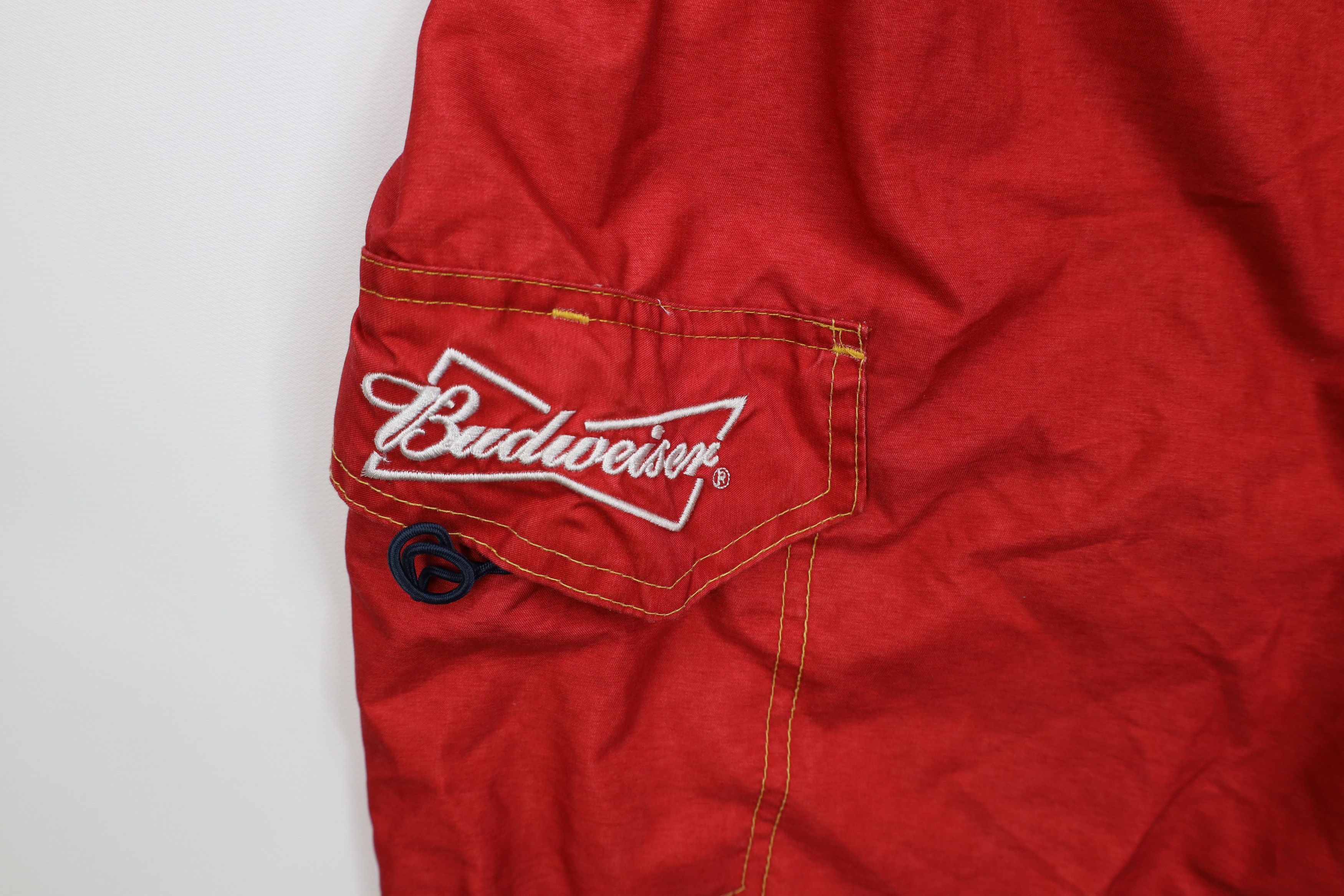 Budweiser Vintage Y2K Anheuser Busch Budweiser Board Shorts Trunks Size US 38 / EU 54 - 5 Thumbnail