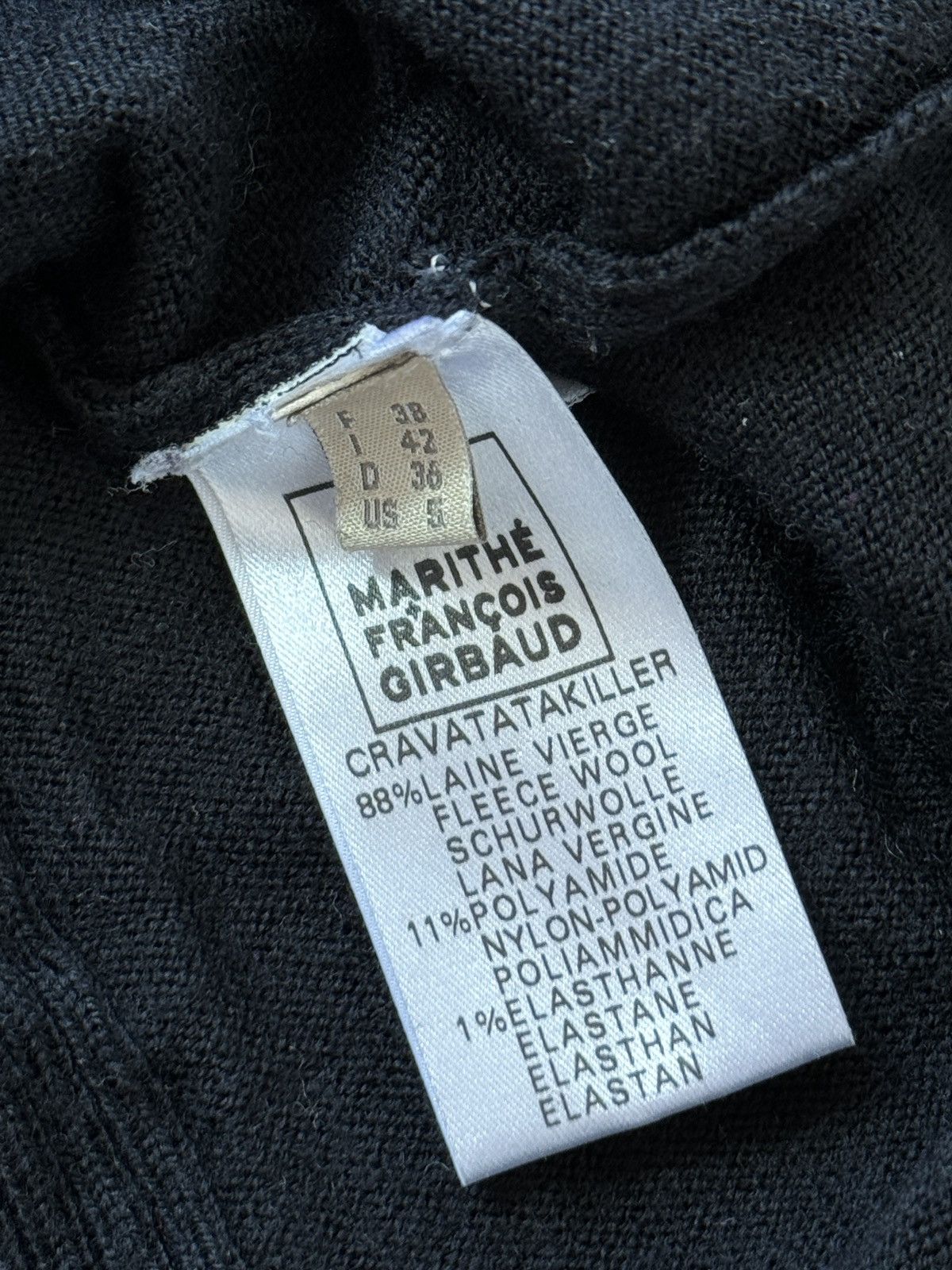 Marithe + Francois Girbaud × Vintage VINTAGE MARITHE FRANCOIS GIRBAUD DRAPED KNITTED DRESS Size S / US 4 / IT 40 - 8 Thumbnail