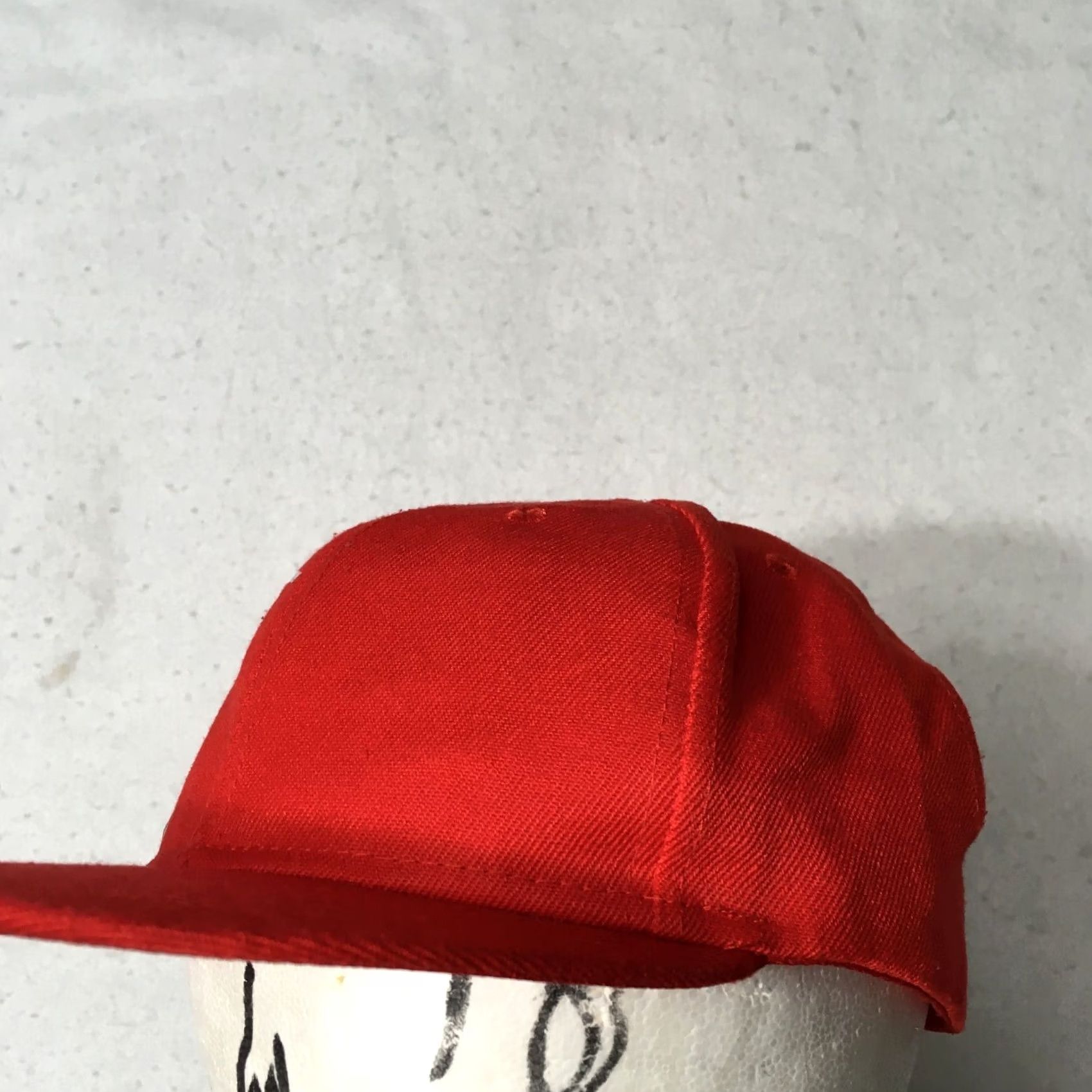 Vintage TESLA COMPANY BASEBALL HAT Red SNAP BACK Athletic Employee Cap QUALITY Mens Size ONE SIZE - 4 Thumbnail