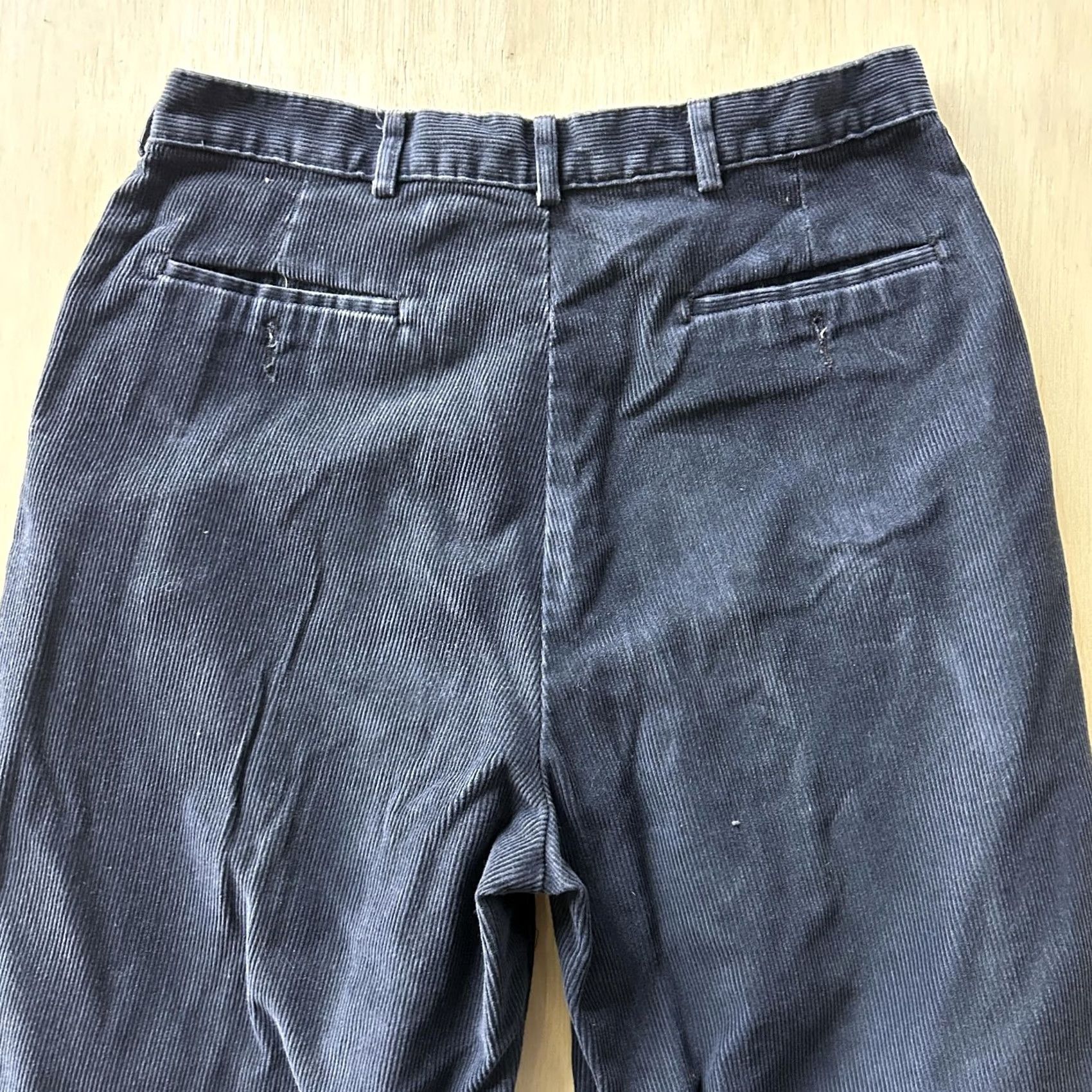 Haggar Haggar Pants Mens 34x32 Blue Corduroy Chino Regular Fit Straight Leg Casual Size US 34 / EU 50 - 4 Thumbnail