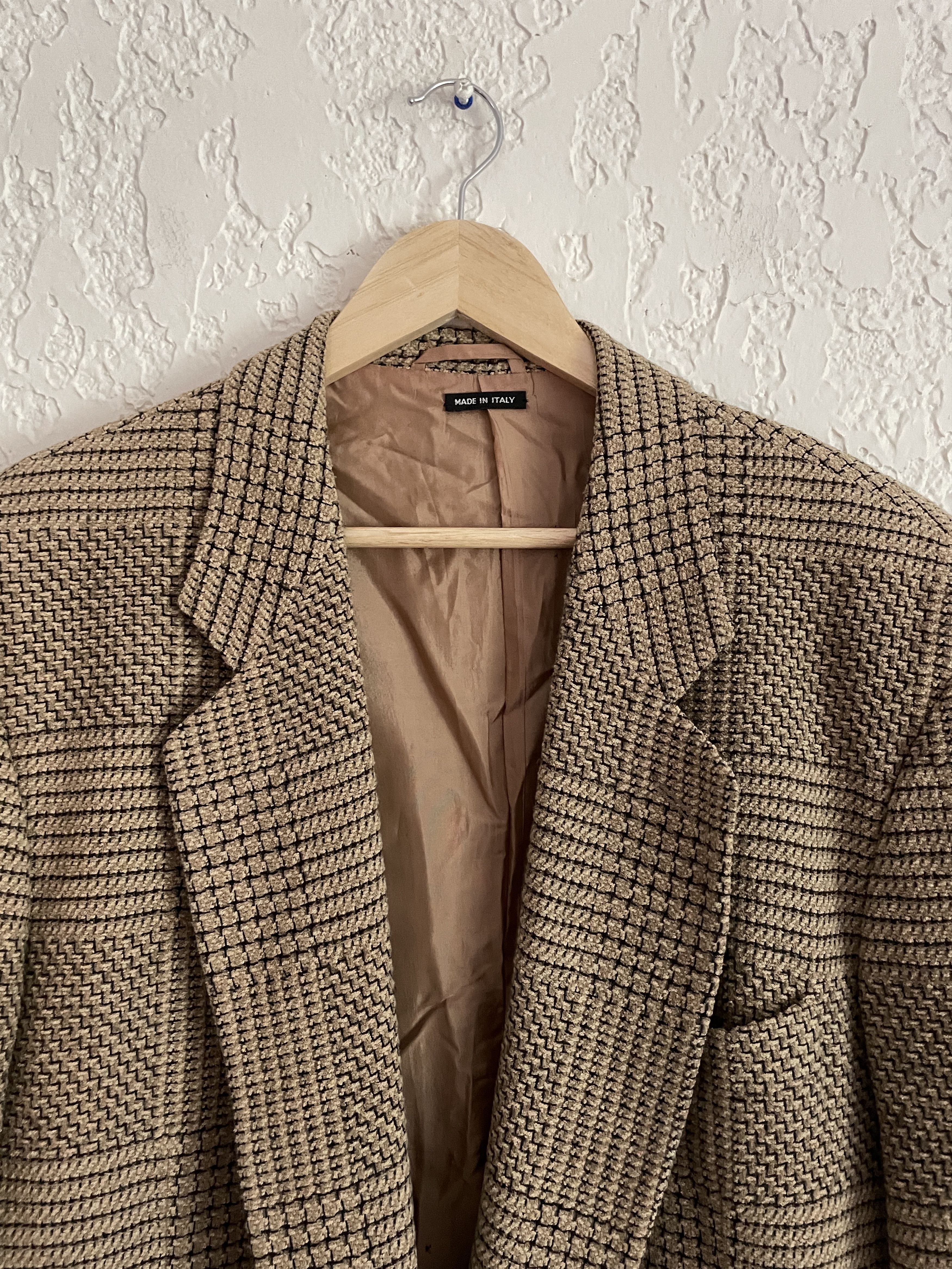 Giorgio Armani GIORGIO ARMANI® RARE 90s Tweed Plaid Blazer Sport Coat Size 42R - 4 Thumbnail