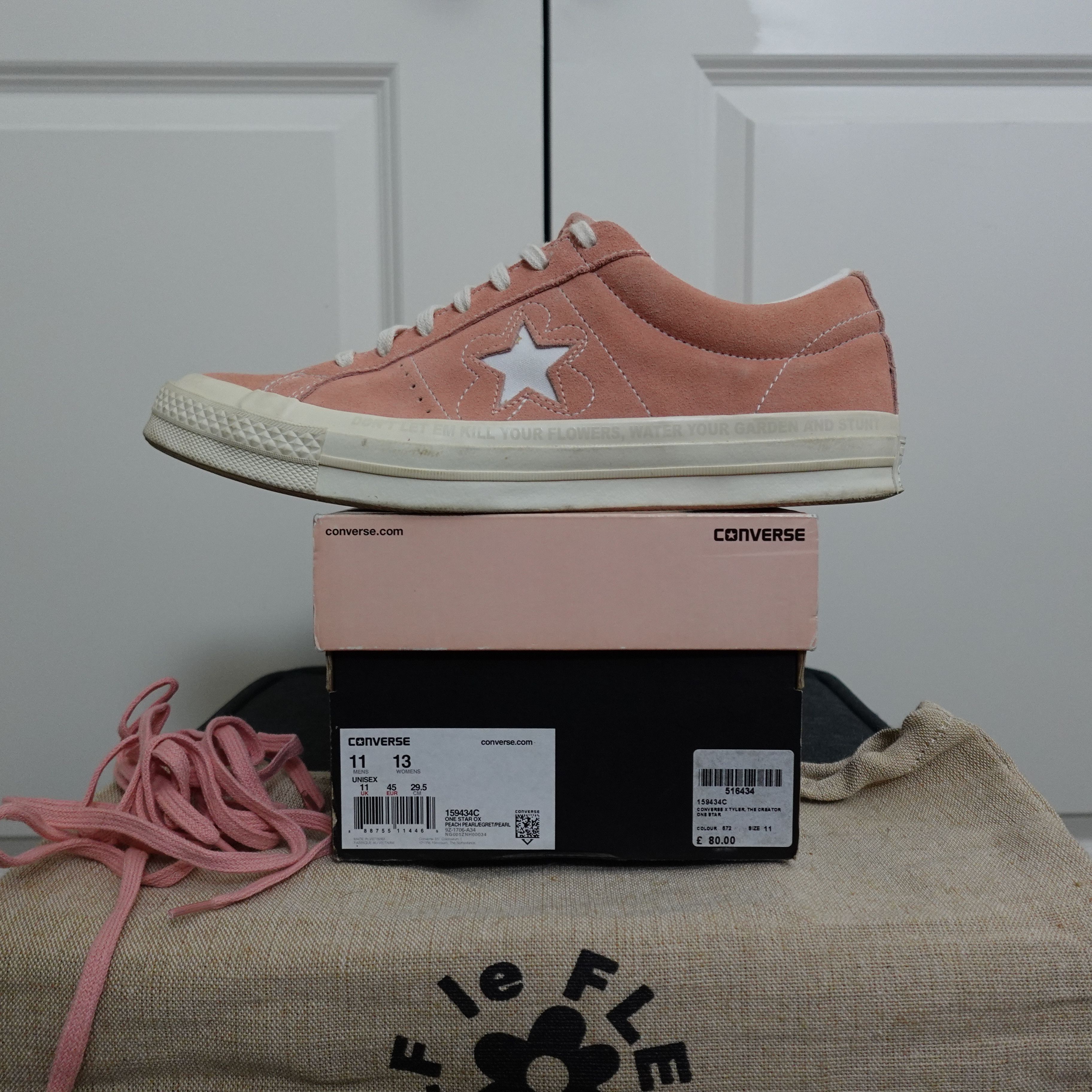 Converse one star peach hotsell