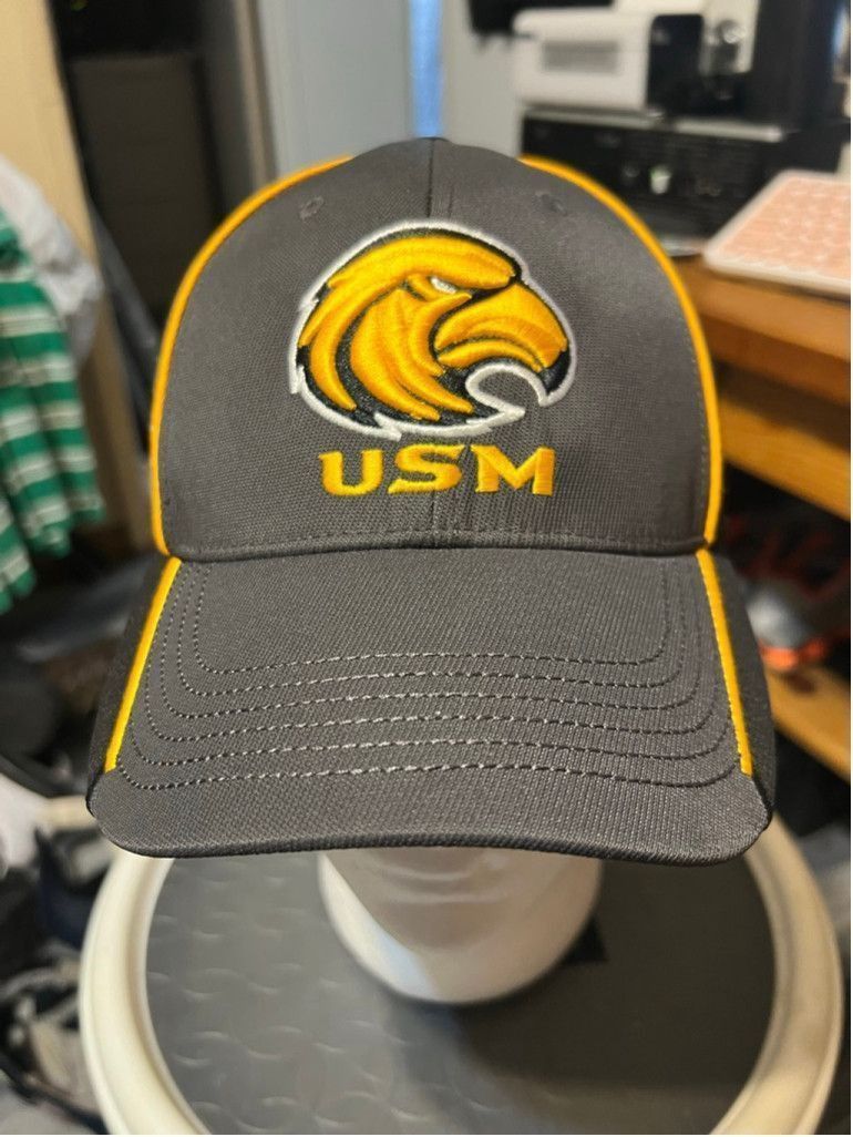 Russell Athletic Men's Russell USM Golden Eagles Gray Baseball Cap Size ONE SIZE - 1 Thumbnail