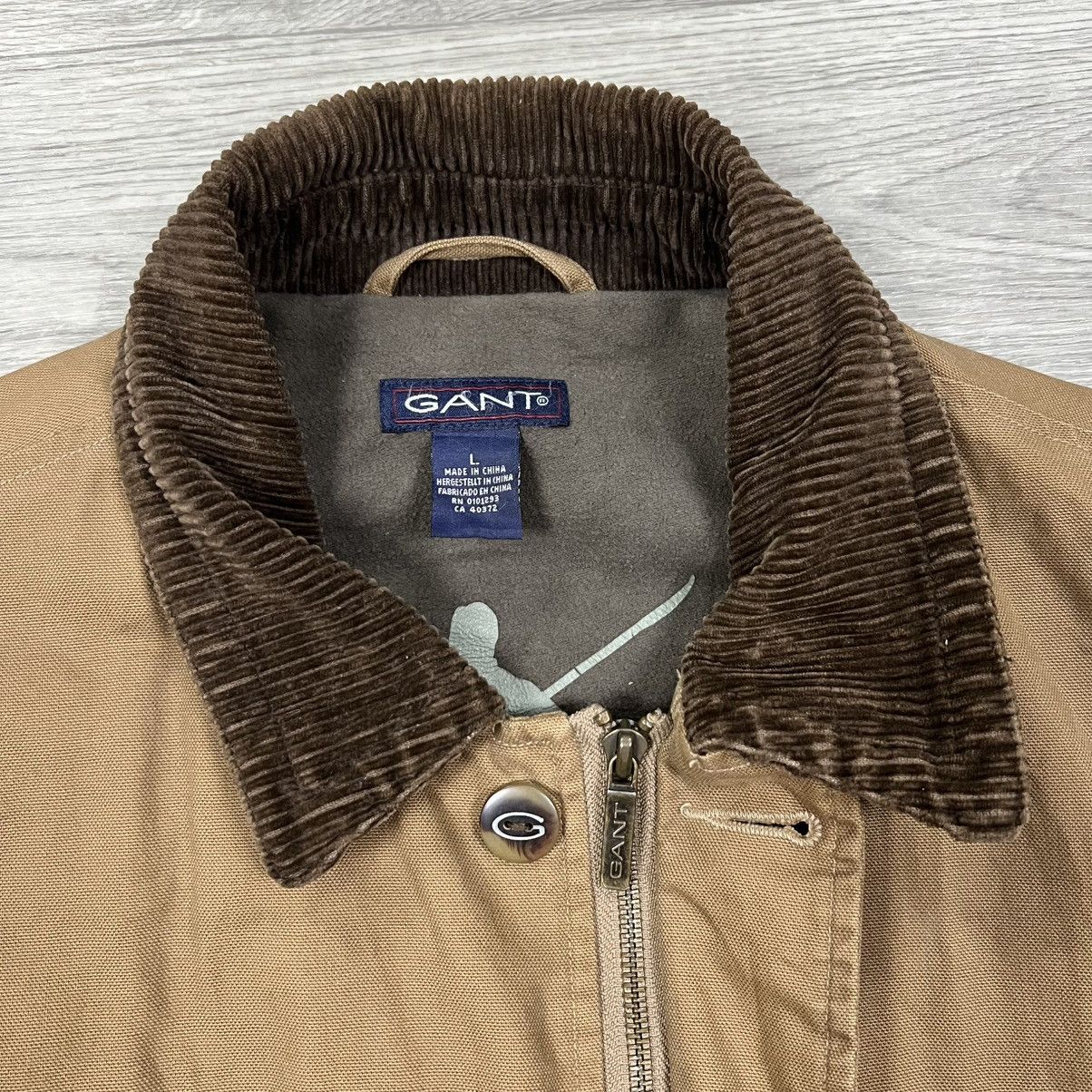 Gant GANT Vintage Canvas Hunting Chore Jacket Corduroy Trim Sz L Size US L / EU 52-54 / 3 - 12 Thumbnail