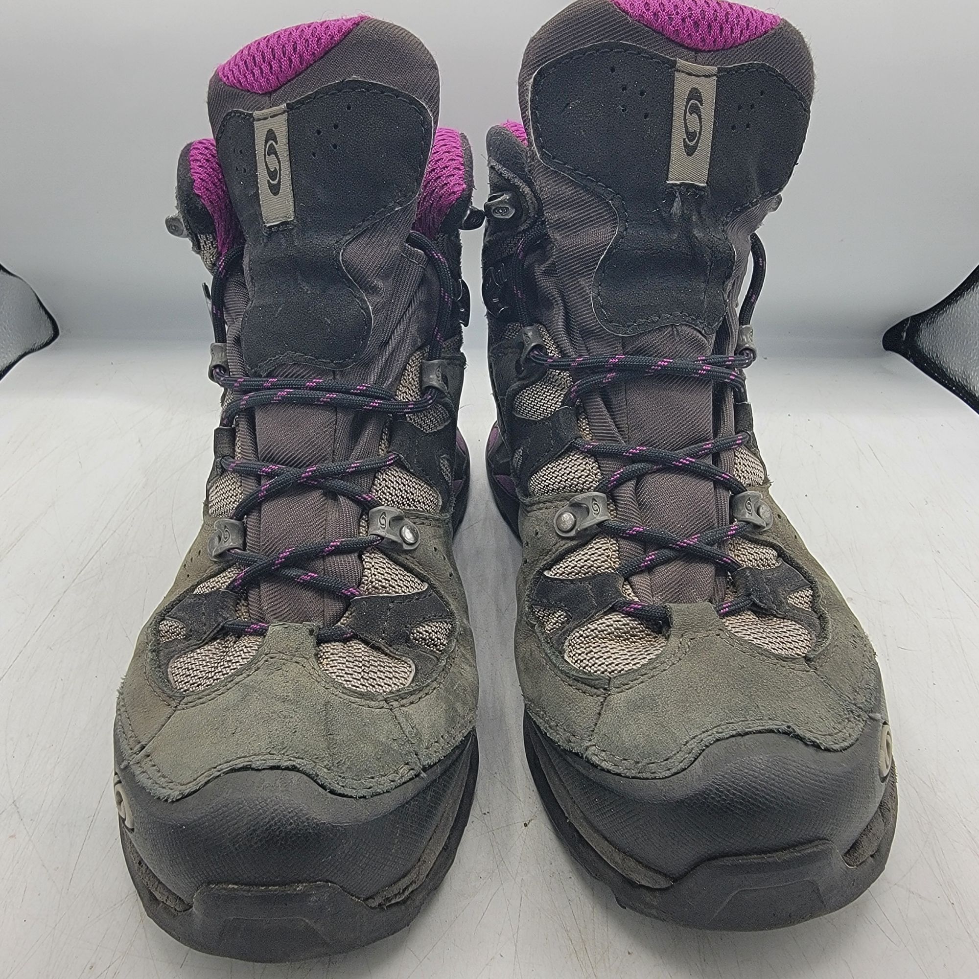Salomon Salomon Comet 3D GTX Womens 8 Gray Contagrip Hiking Boots Wa Size US 8 / IT 38 - 2 Thumbnail