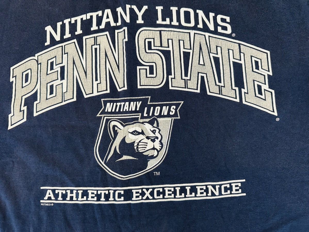 Lee Vtg 90s Penn State Nittany Lions Lee Sport Nutmeg T-Shirt -L Size US L / EU 52-54 / 3 - 2 Thumbnail