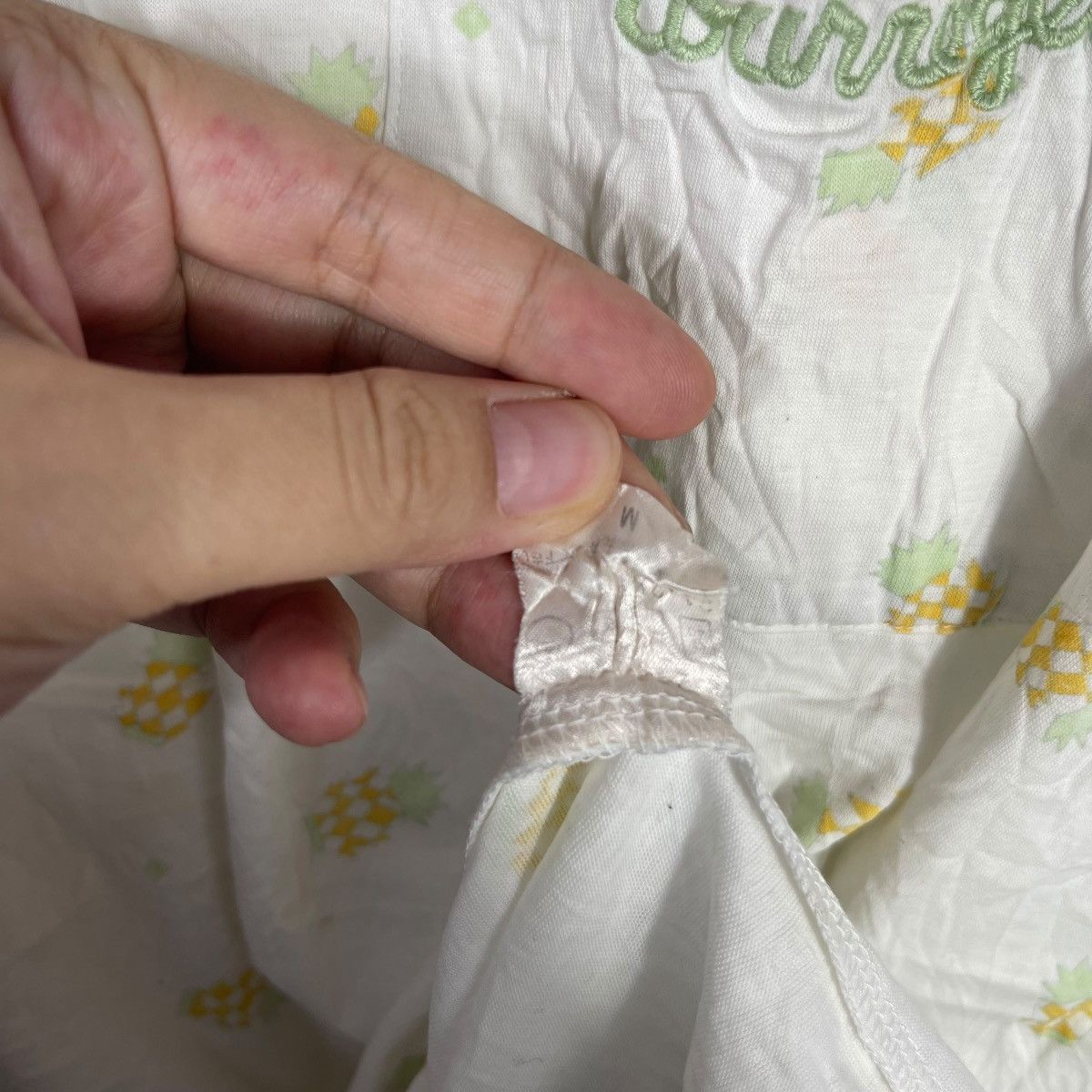Courreges Courrèges Paris Pineapple Monogram Pocket T-Shirt White Size M / US 6-8 / IT 42-44 - 7 Thumbnail