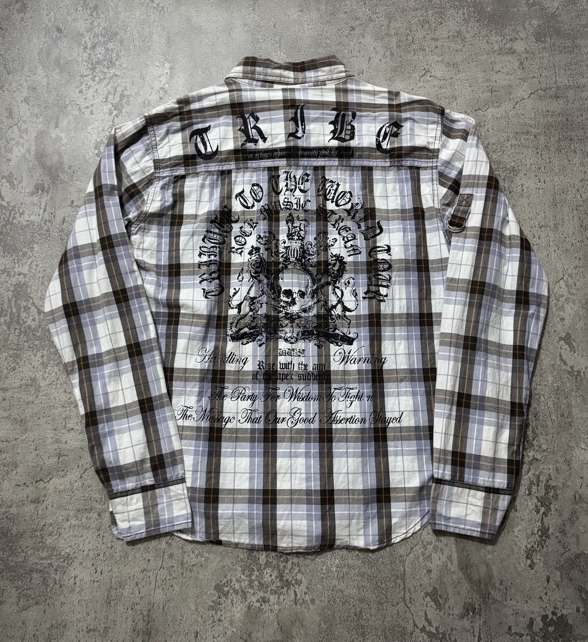 Hysteric Glamour Doast skull gothic poem shirt Size US L / EU 52-54 / 3 - 2 Thumbnail