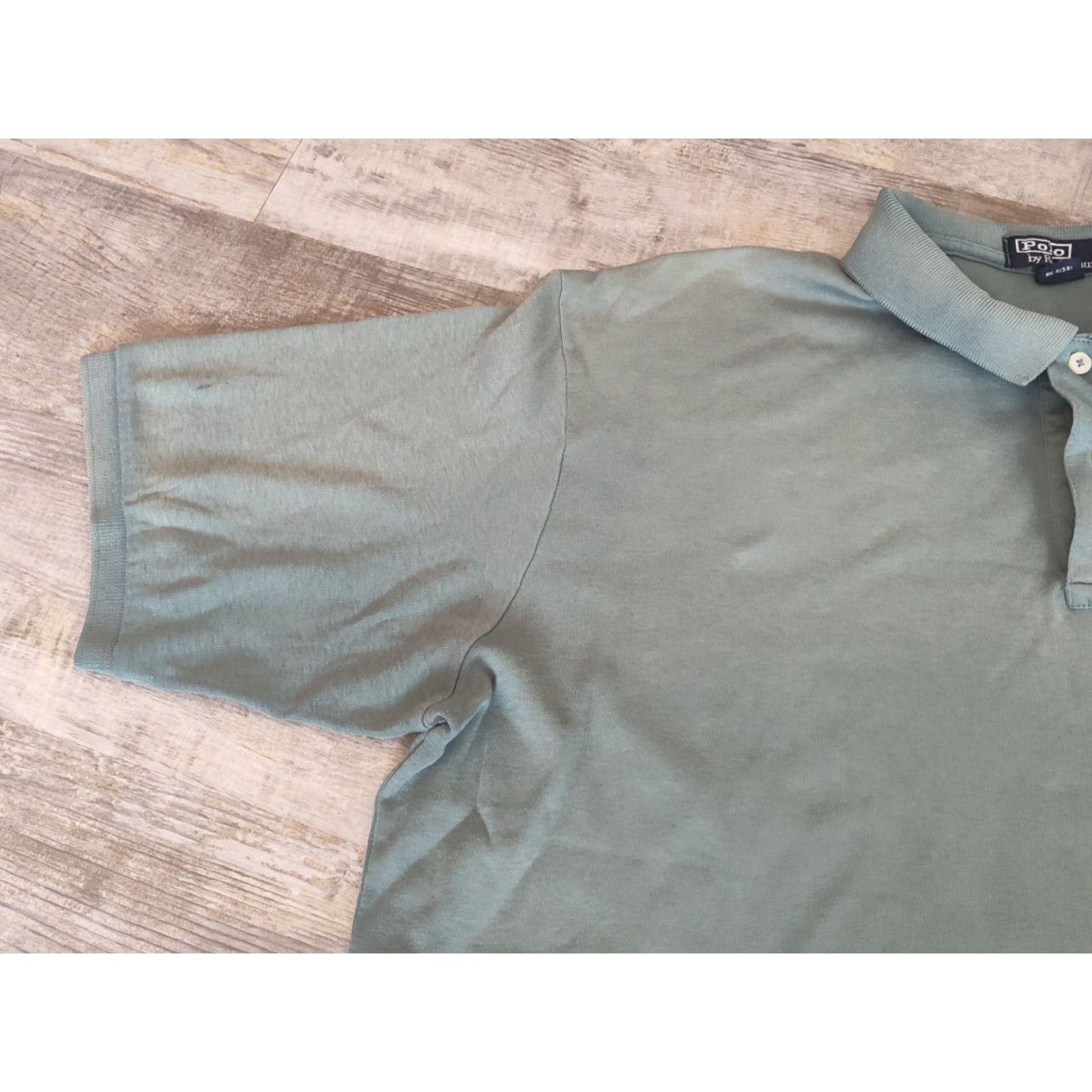 Polo Ralph Lauren Vintage Polo Ralph Lauren Men's Green Short Sleeve Polo Shirt XL Made in USA 90s Classic Casual Golf Size US XL / EU 56 / 4 - 4 Thumbnail