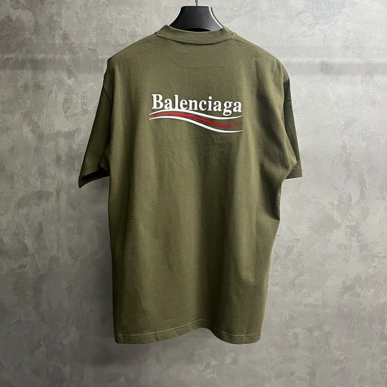Balenciaga Balenciaga latest brown khaki green cola embroidered logo r Size US XXS / EU 40 - 5 Thumbnail