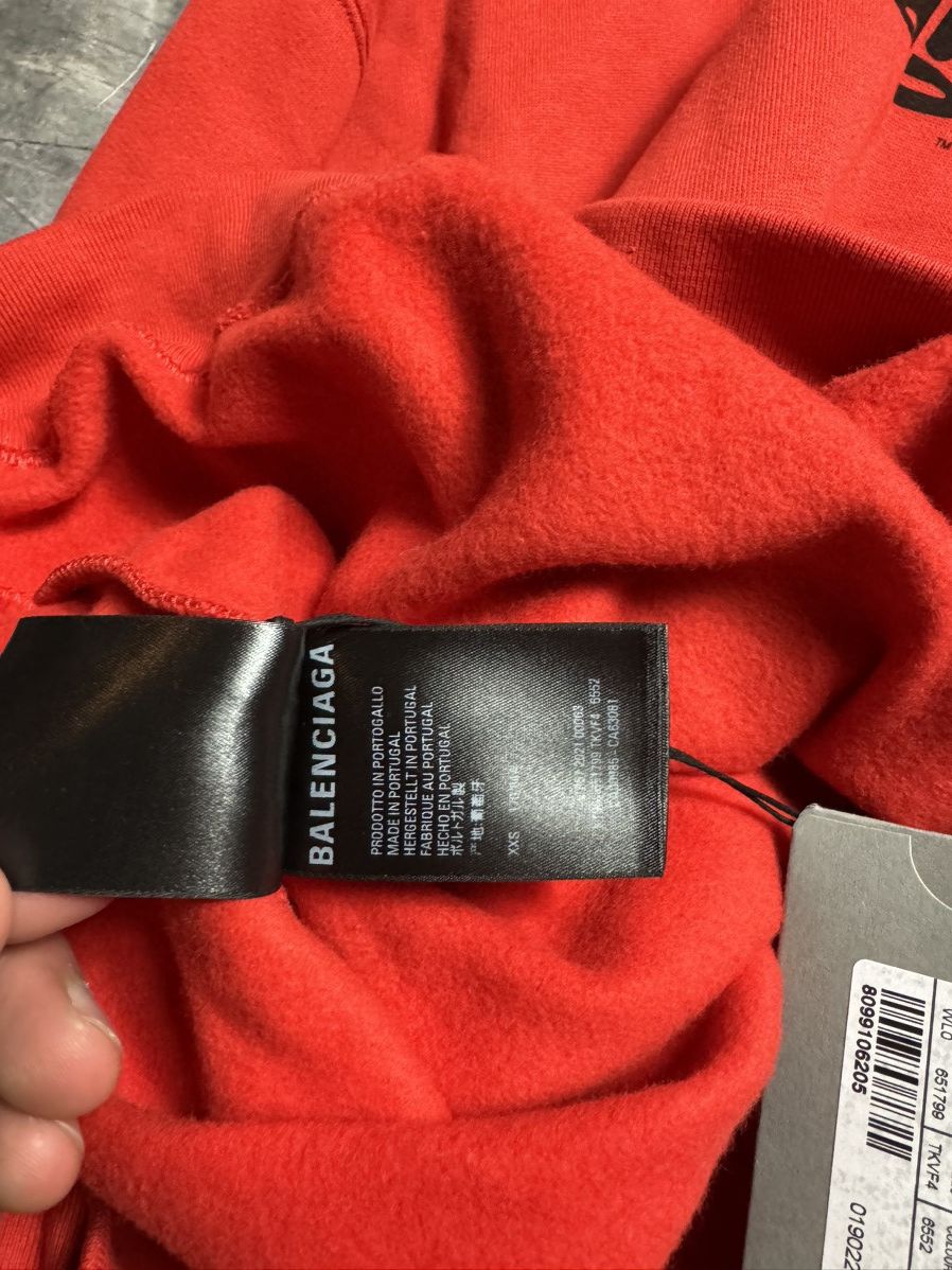 Balenciaga × Playstation Balenciaga Playstation Hoodie Red Size US L / EU 52-54 / 3 - 10 Thumbnail