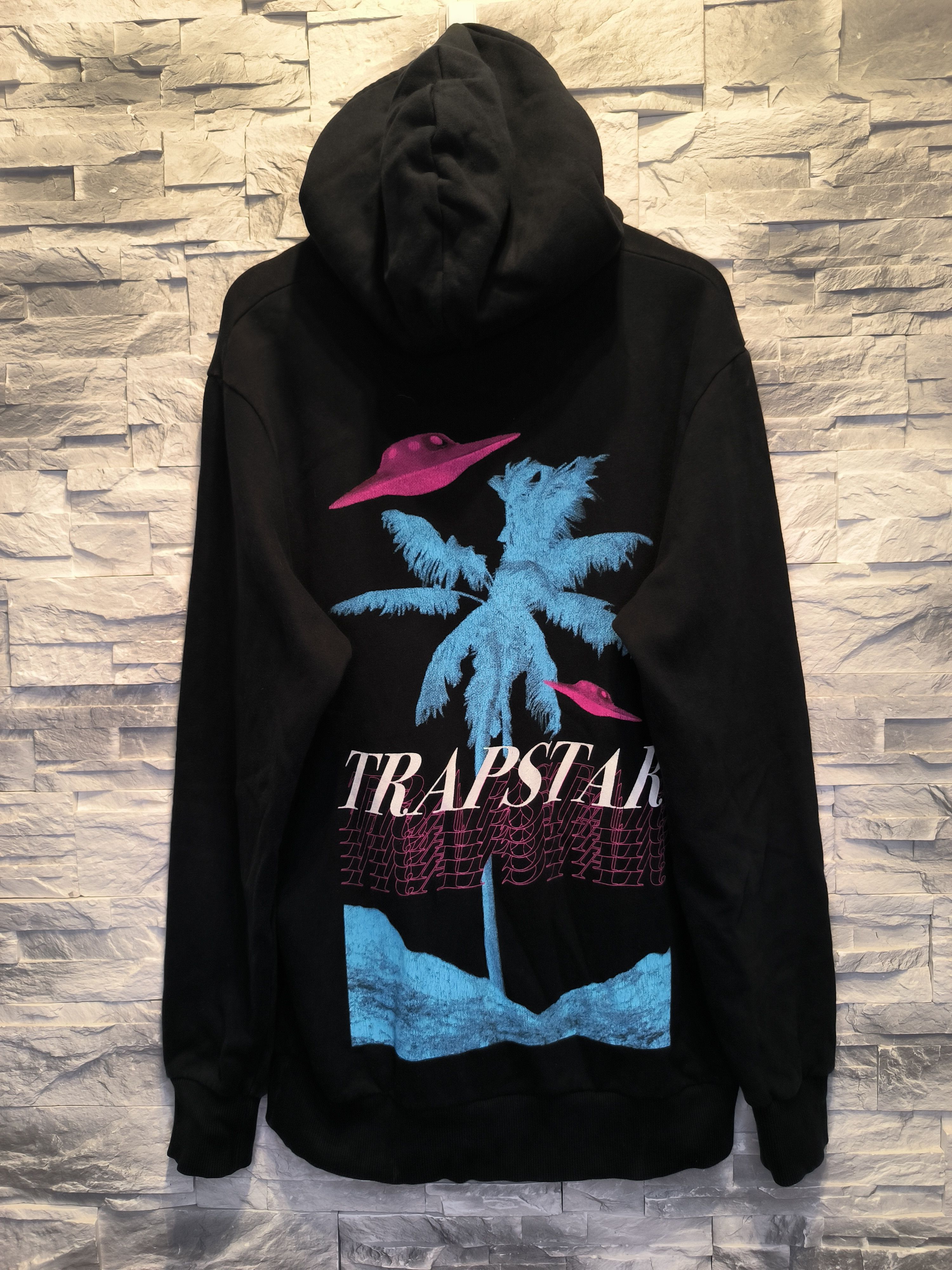 【TRAPSTAR LONDON】フーディ Trapstar Signature 2.0 Tracksuit - Black/Neon | Parallel