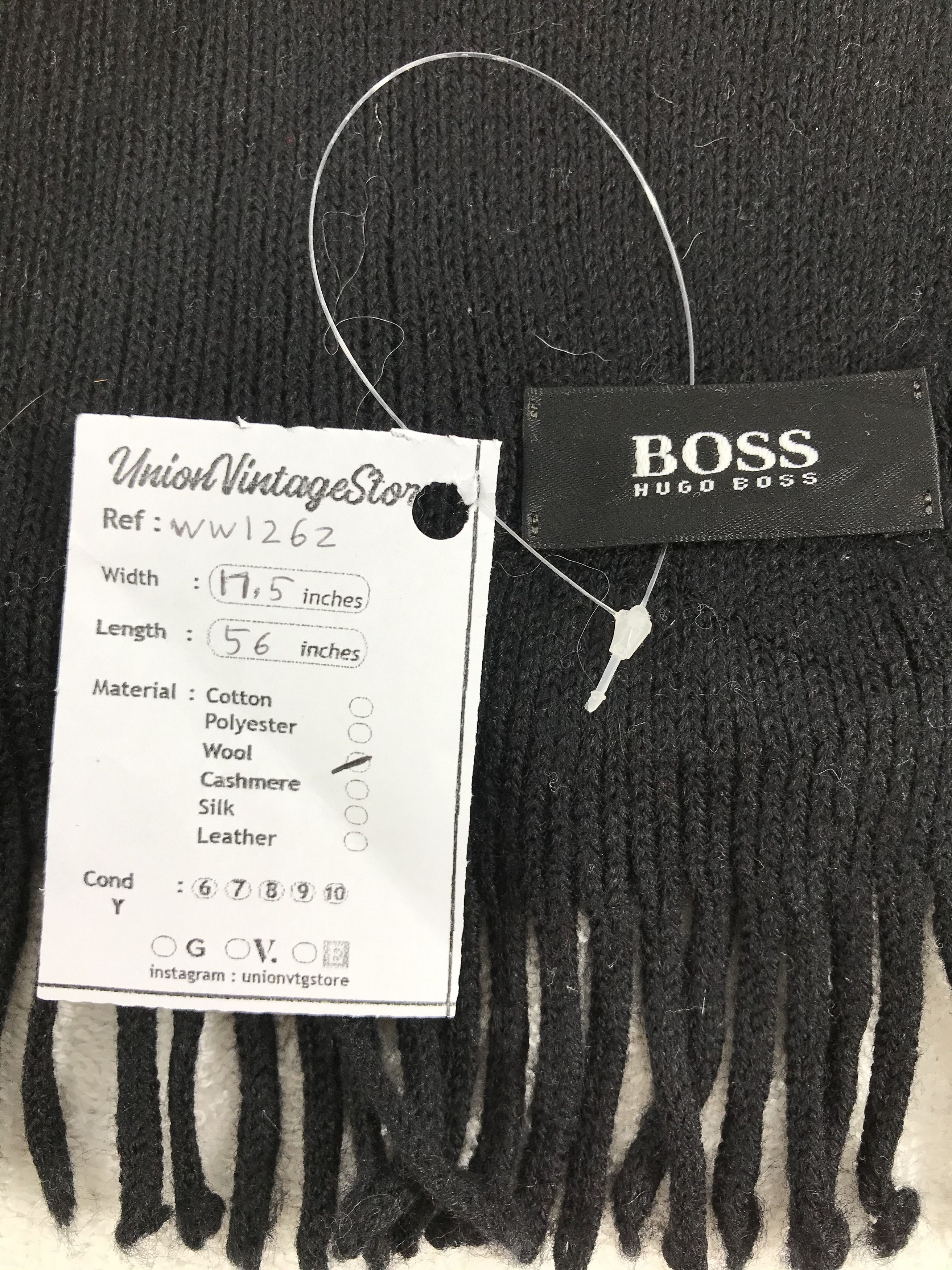 Hugo Boss × Vintage Hugo Boss Scarf / Muffler / Neckwear - WW1262 Size ONE SIZE - 5 Thumbnail