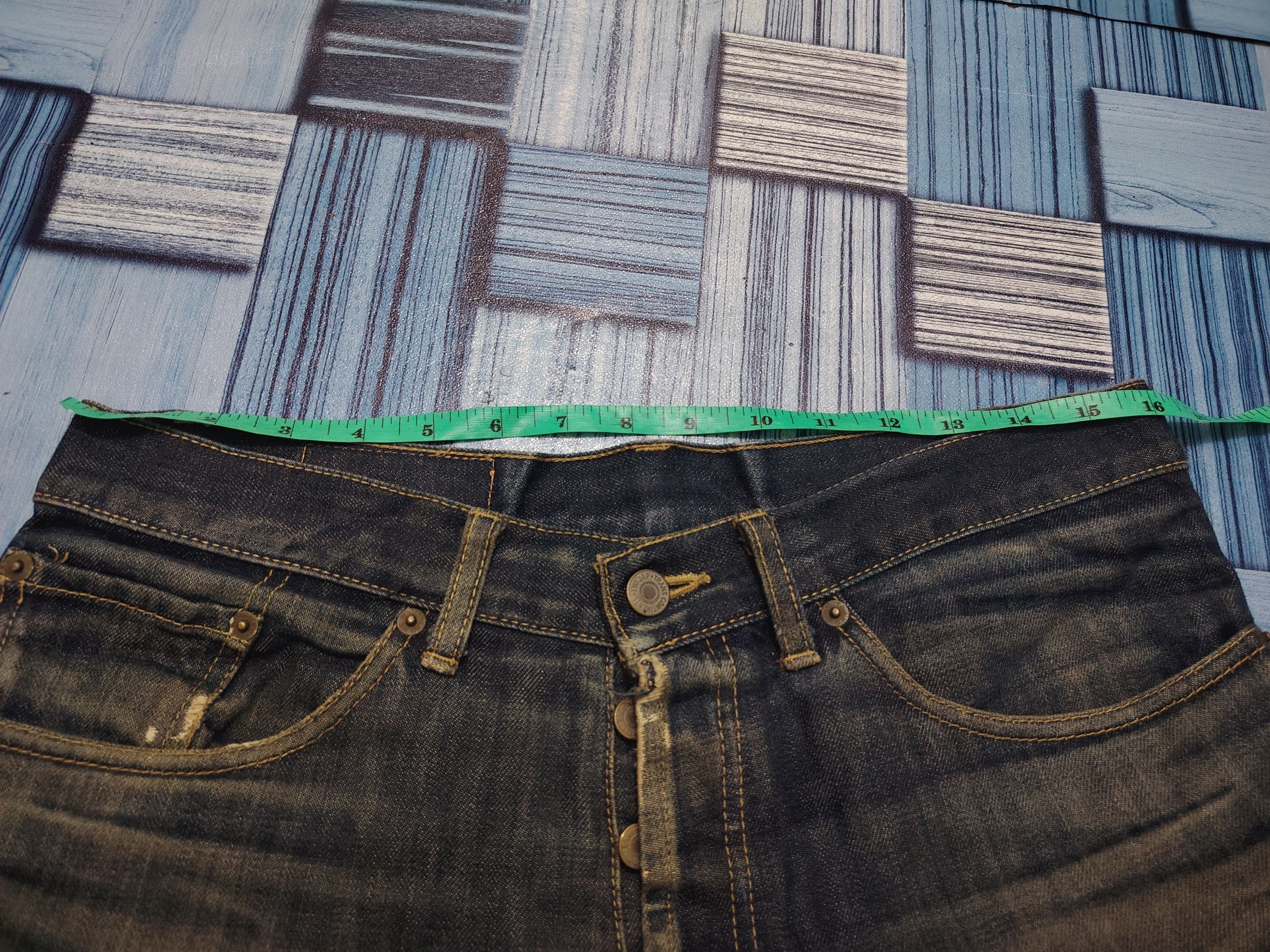 Who Decides War Japanese Trans Continents Distressed Jeans Size US 32 / EU 48 - 21 Thumbnail