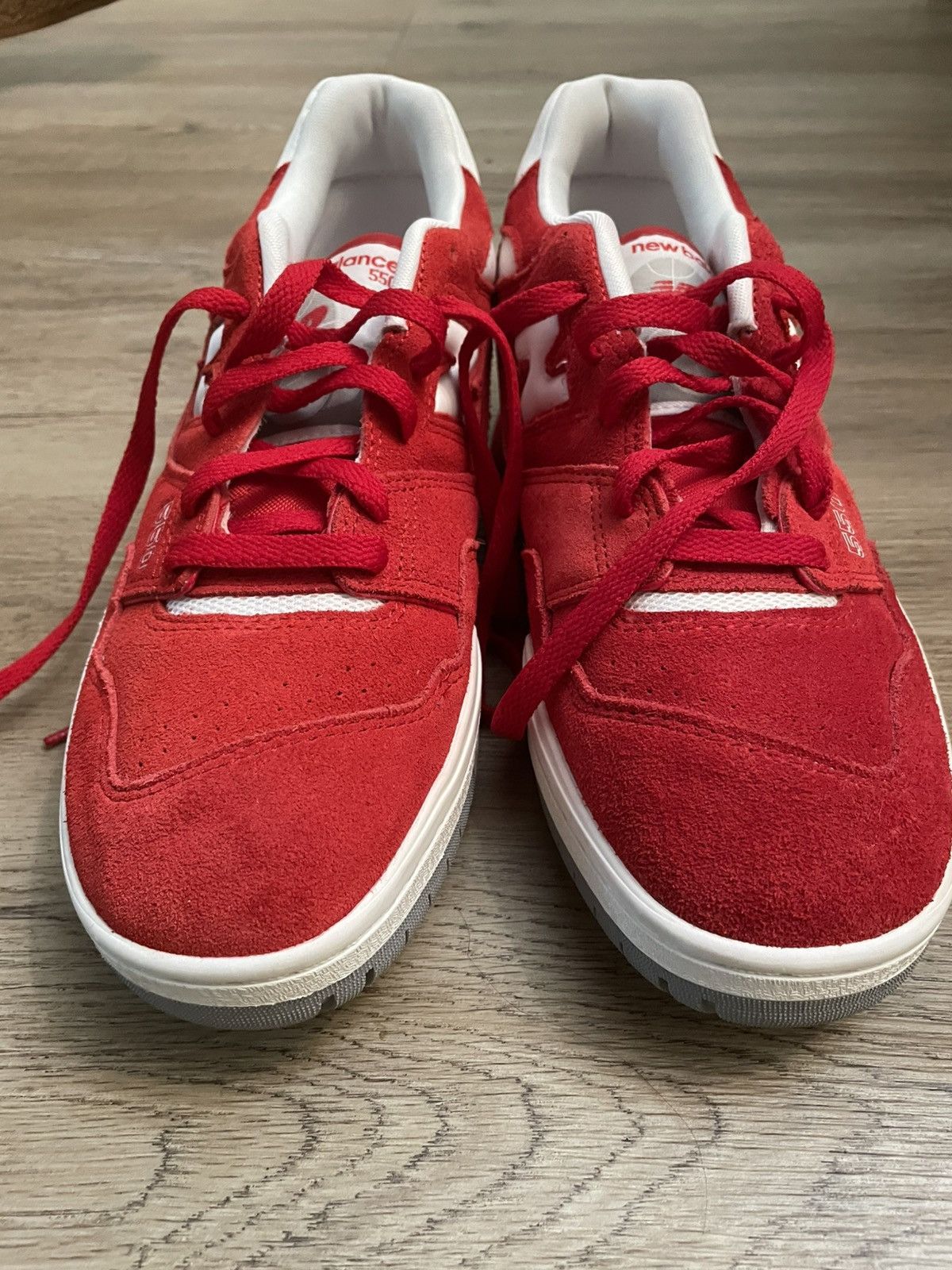 New Balance New balance 550 team red suede Size US 10 / EU 43 - 3 Thumbnail
