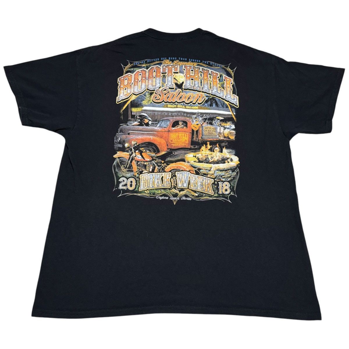 Gildan Gildan 2018 Daytona Bike Week Boothill Saloon Shirt Adult XL Size US XL / EU 56 / 4 - 1 Thumbnail