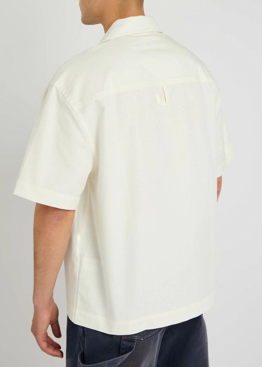 Jacquemus o1h1sh10525 Palm Trees Shirt in White Size US M / EU 48-50 / 2 - 3 Thumbnail