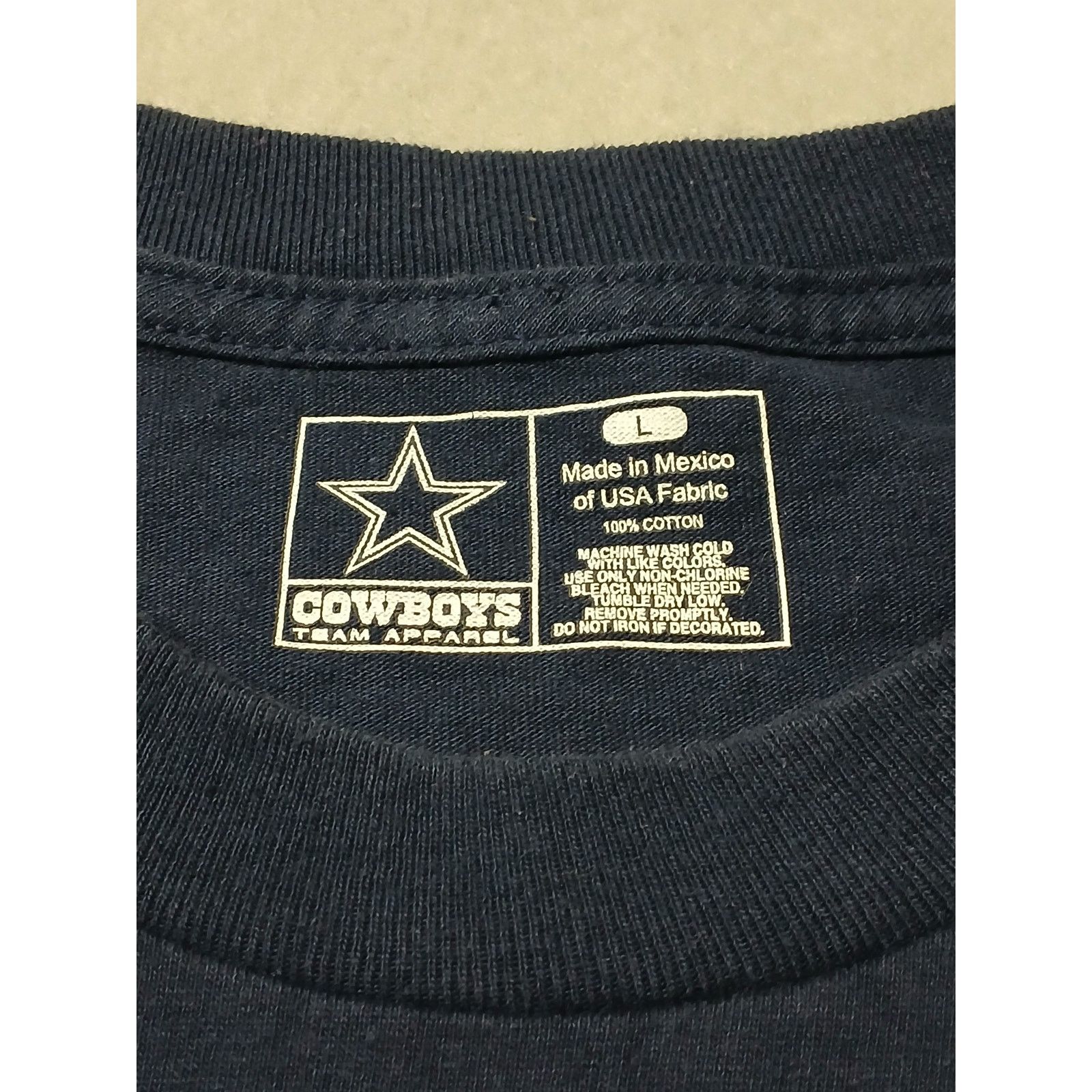 Other Dallas Cowboy Team Apparel (Large) Blue Crew Neck Shirt Size US L / EU 52-54 / 3 - 5 Thumbnail