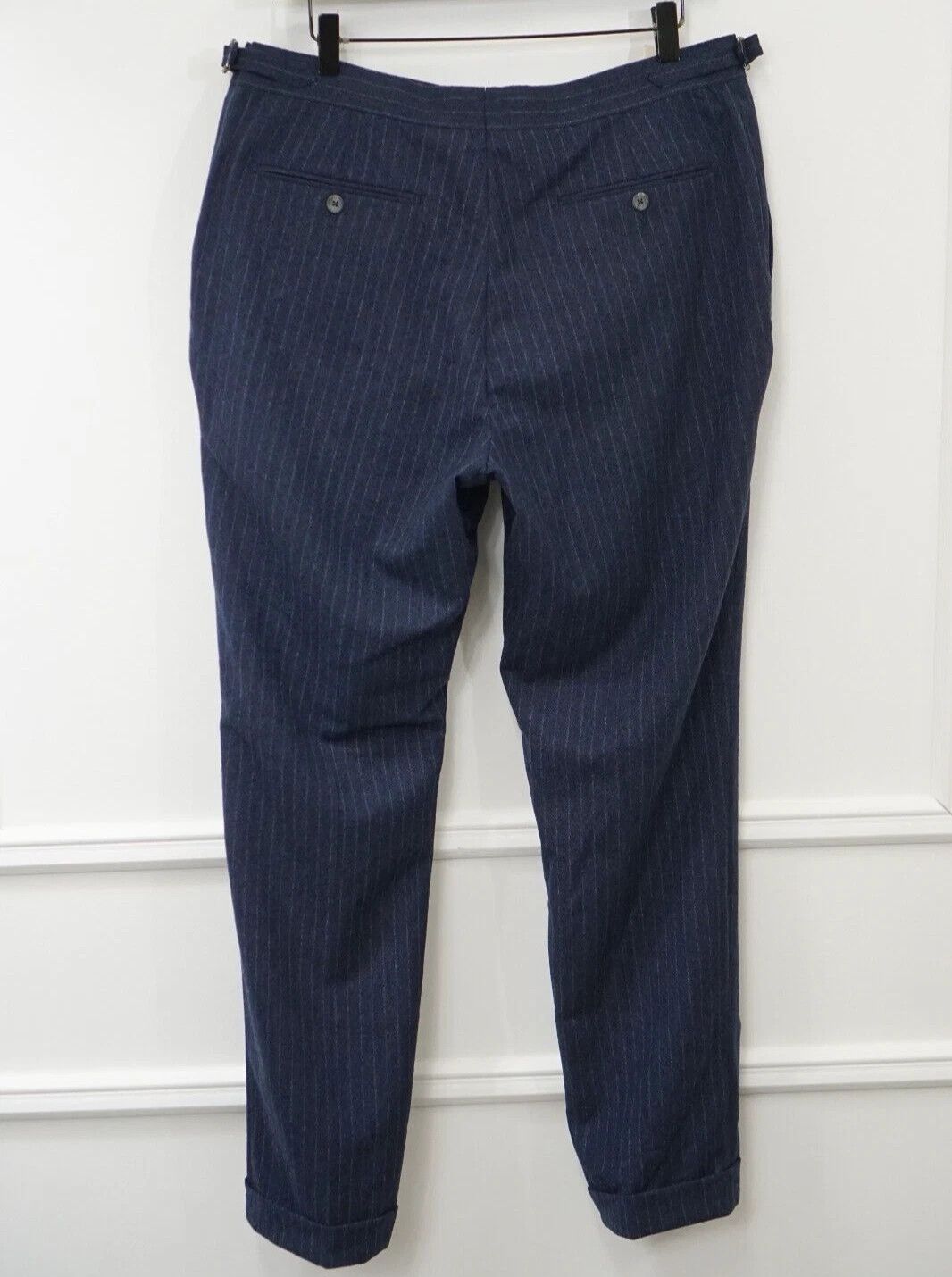 Suitsupply Men Suitsupply Brecia Trousers Pants Blue W35 US42S JNJ393 Size 42S - 2 Thumbnail