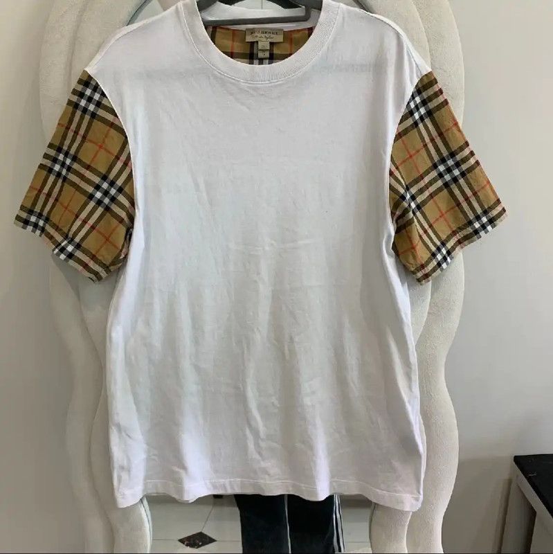 Burberry Burberry White Cotton Short Sleeve T-Shirt Size XS / US 0-2 / IT 36-38 - 1 Thumbnail