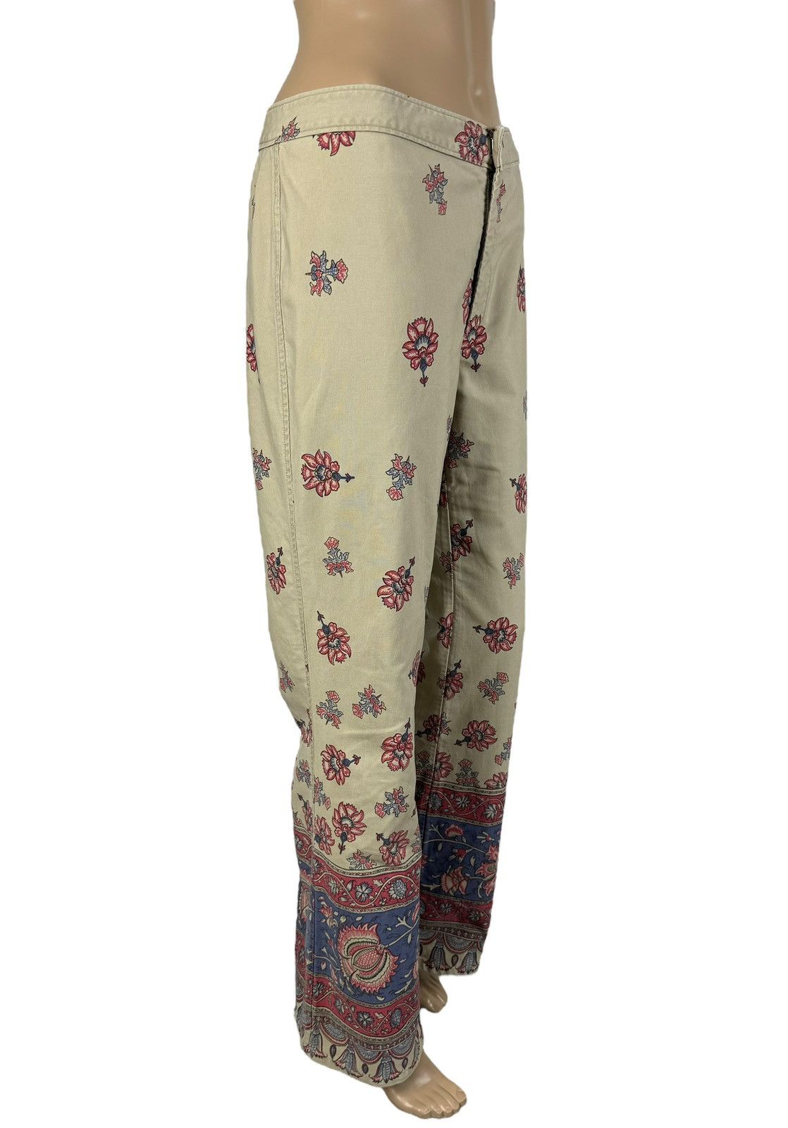 Polo Ralph Lauren × Vintage Polo Jeans Co. Ralph Lauren Vintage Pants Wide Leg Printed Size 34" / US 12 / IT 48 - 1 Thumbnail