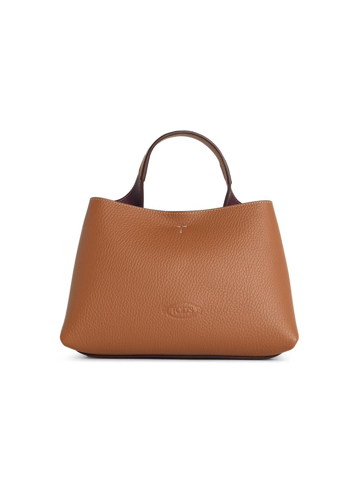 Tod's TOD'S Micro Bag In Natural Brown Leather Size ONE SIZE - 1 Thumbnail