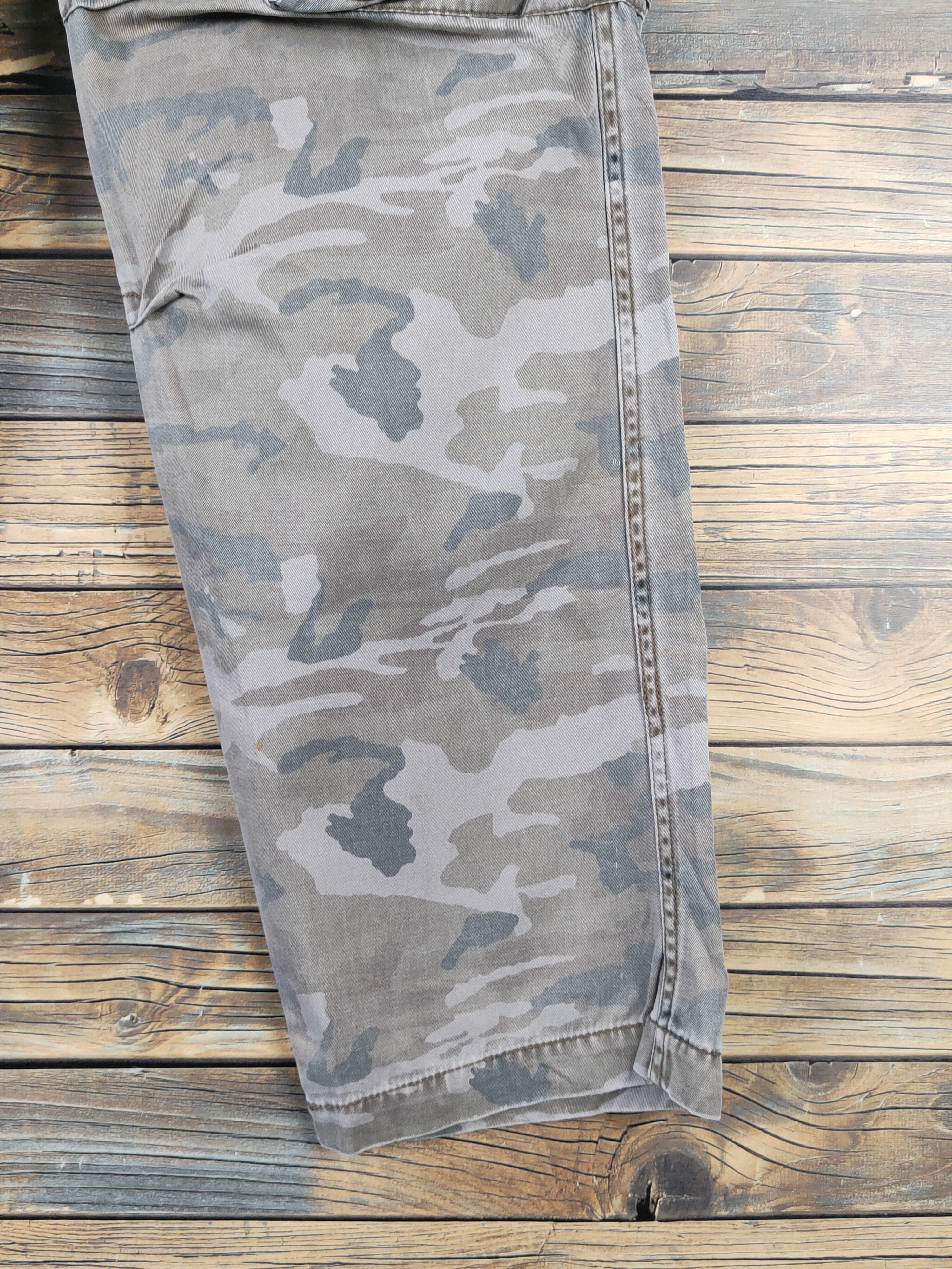 Japanese Brand Real Crush Clothing Camo Multipocket Cargo Pants #W1889 Size US 30 / EU 46 - 6 Thumbnail