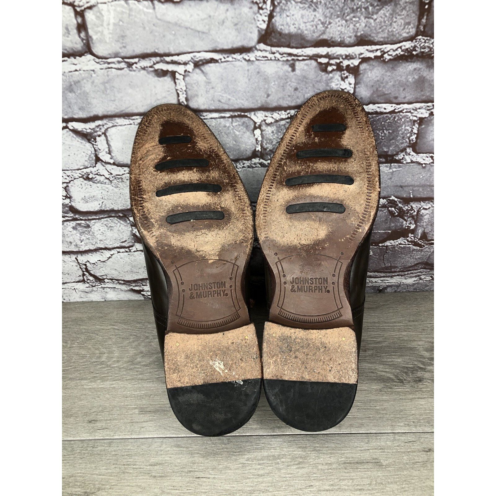 Johnston & Murphy Johnston & Murphy Brown Leather Double Monk Strap Cap Toe Ox Size US 10.5 / EU 43-44 - 13 Thumbnail