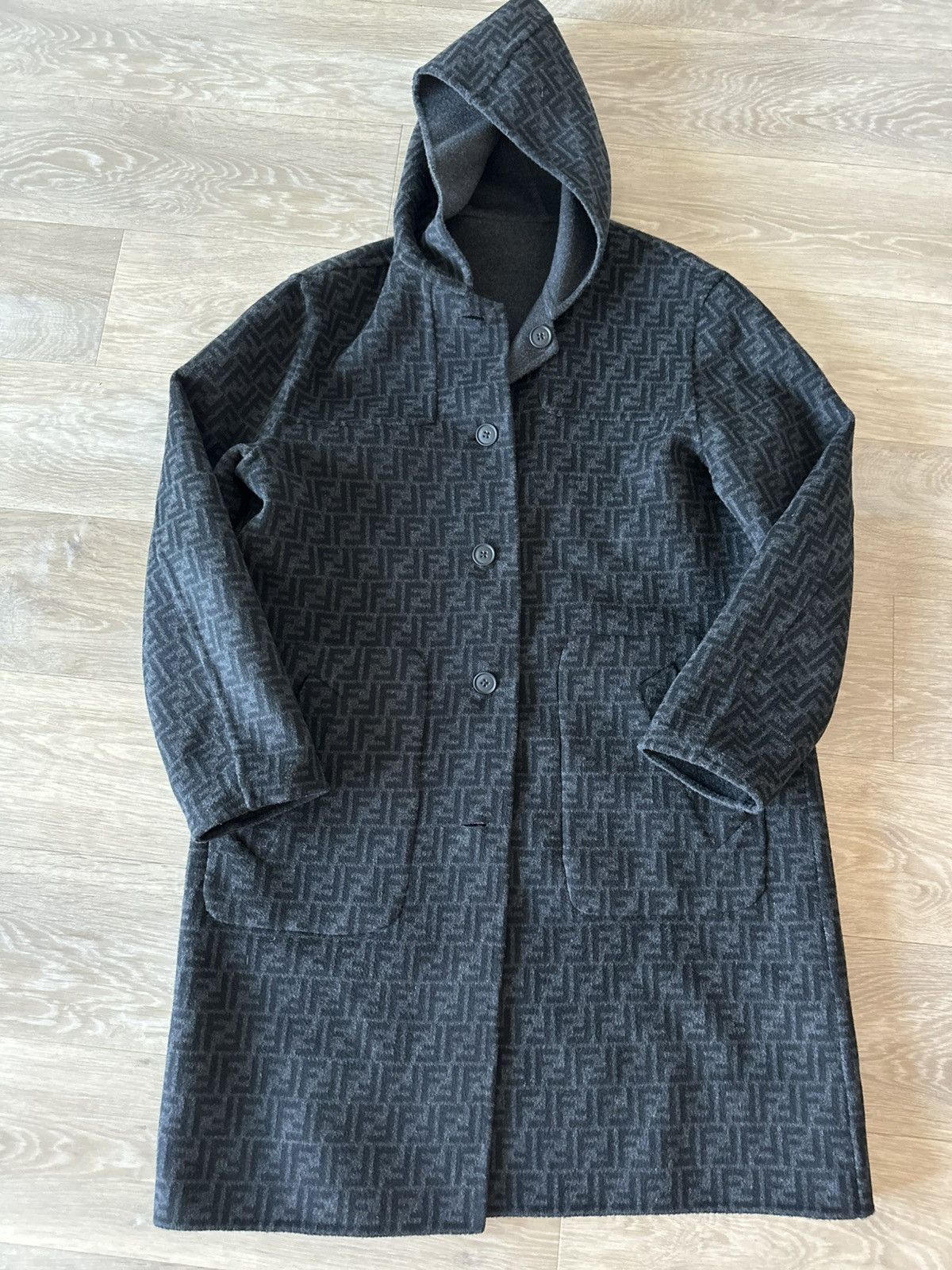 Fendi Fendi Cashmere reversible overcoat Size US L / EU 52-54 / 3 - 5 Thumbnail