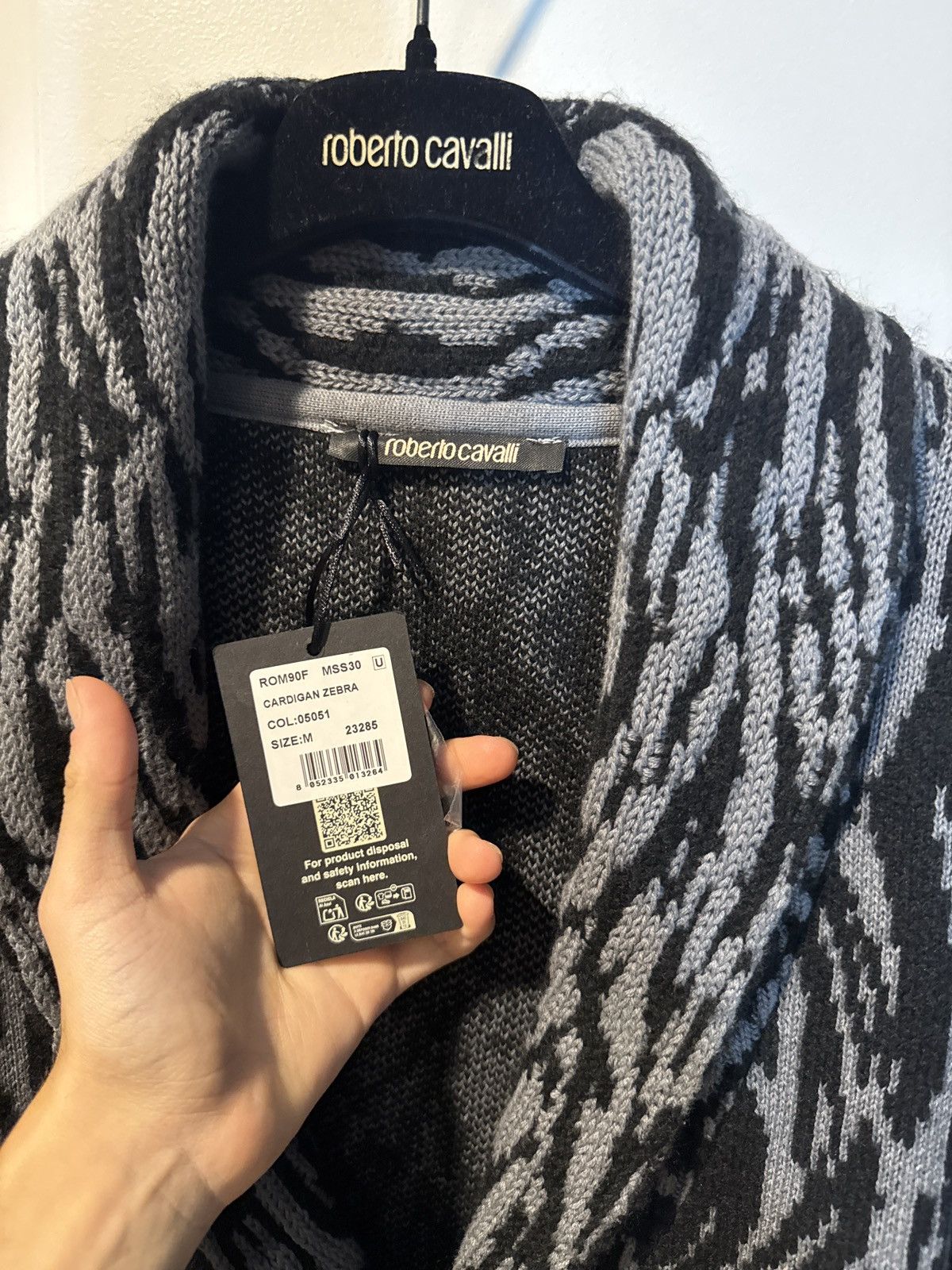 Roberto Cavalli Roberto Cavalli Cardigan Size US M / EU 48-50 / 2 - 2 Thumbnail