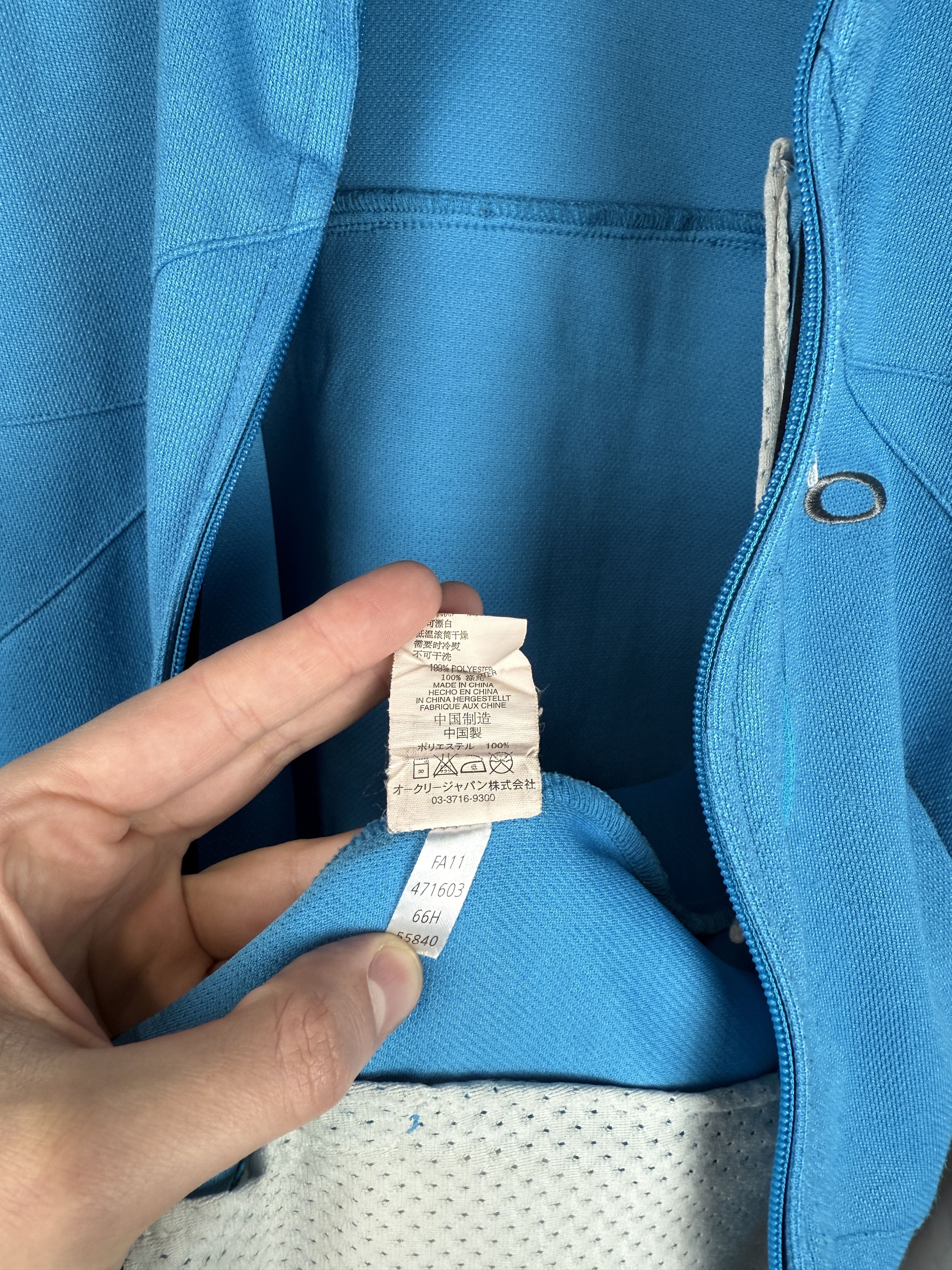 Oakley Oakley Full Zip Hoodie Blue Activewear Outdoor Life Size US M / EU 48-50 / 2 - 7 Thumbnail