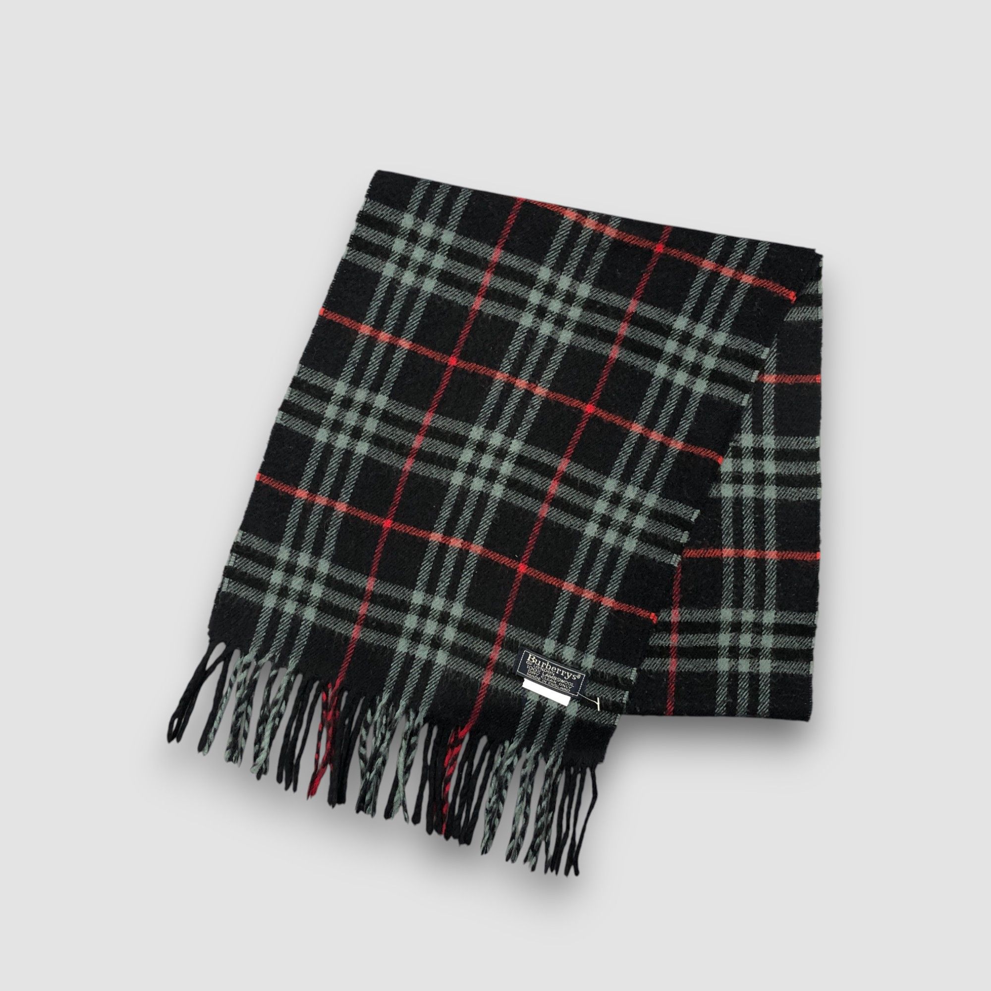 Burberry Vintage Burberry Scarf Muffler Wool Nova Check Winter Size ONE SIZE - 3 Thumbnail