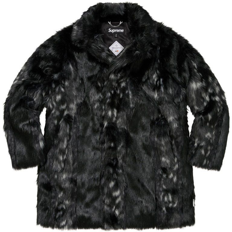 Goretex × Supreme Supreme Croc Faux Fur Overcoat | Grailed