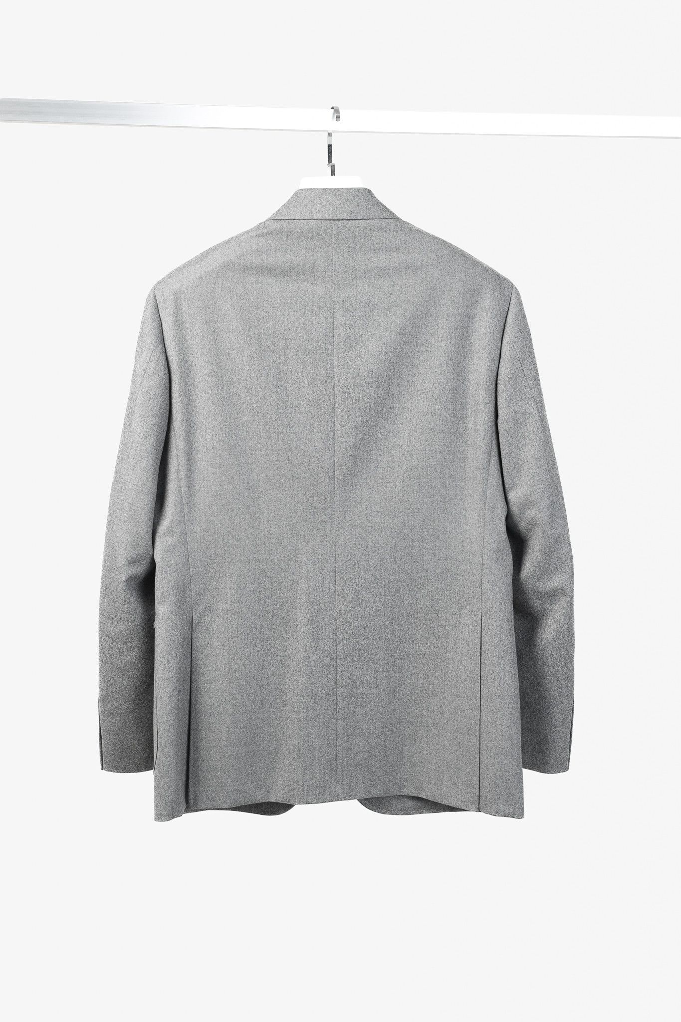 Canali Canali Light Grey Wool Lightweight Classic Blazer Size 40R - 2 Thumbnail
