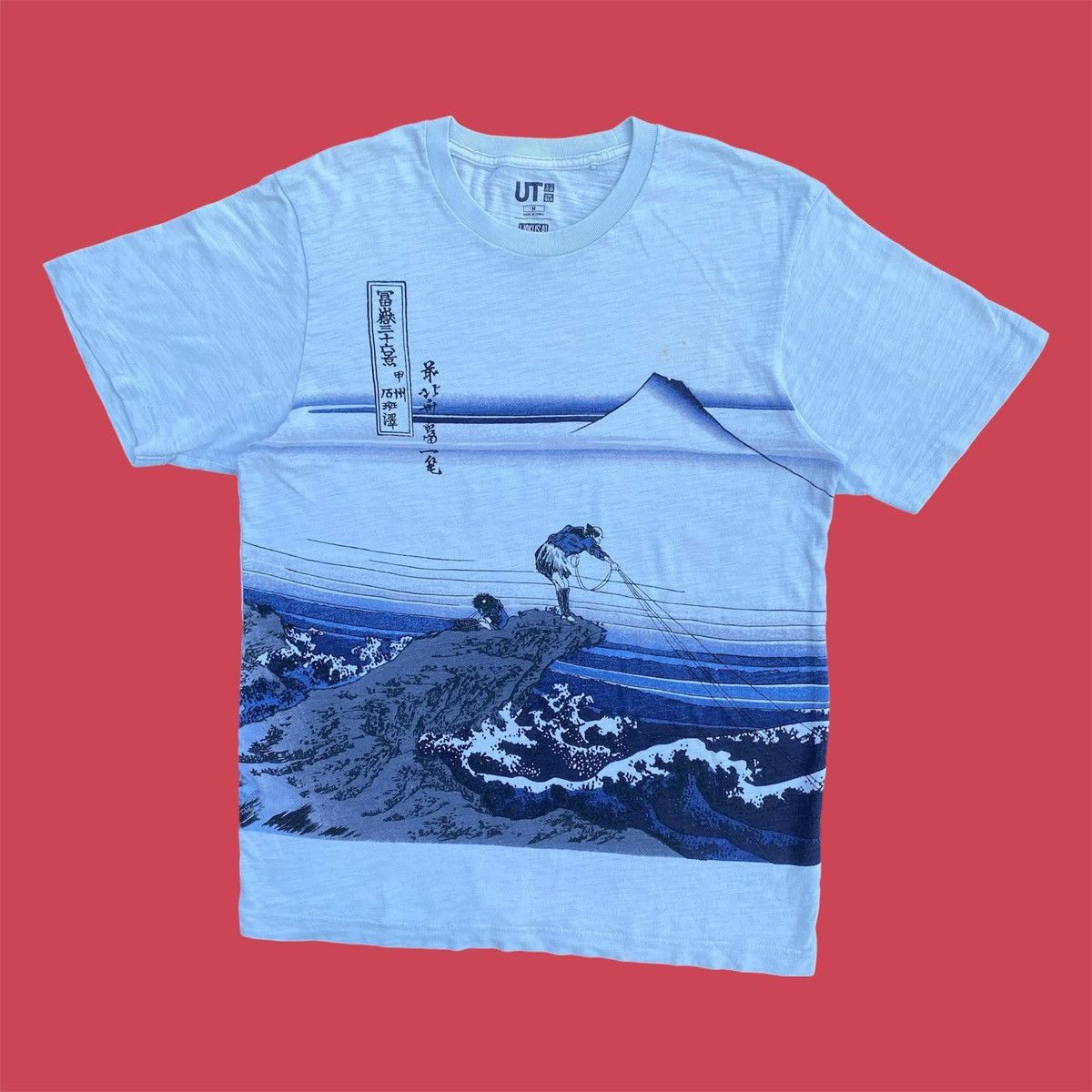 Uniqlo RARE ‼️ Hokusai Blue Size US M / EU 48-50 / 2 - 1 Thumbnail
