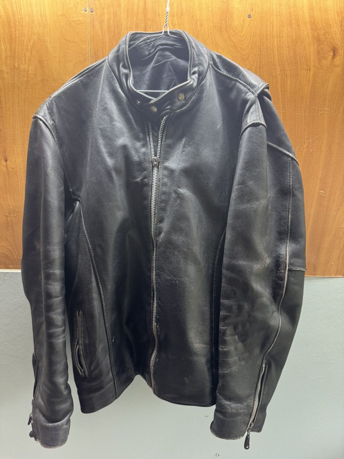 Indian Motorcycle Rare 1960’s Indian Motorcycle Racing Cafe Style Leather Size US XL / EU 56 / 4 - 2 Thumbnail