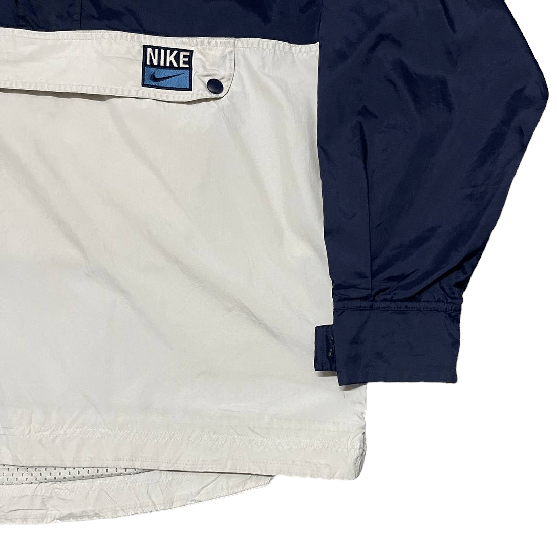 Nike Vintage 90's Nike Anorak Windbreaker Jacket Hidden Hoodie Size US M / EU 48-50 / 2 - 5 Thumbnail