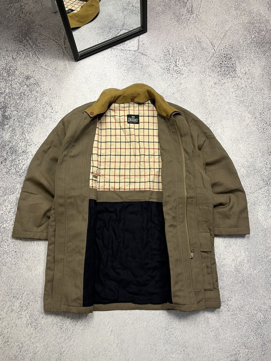 Herno Vintage 90’s Herno Laine Wool Coat Zip Jacket Size US L / EU 52-54 / 3 - 10 Thumbnail