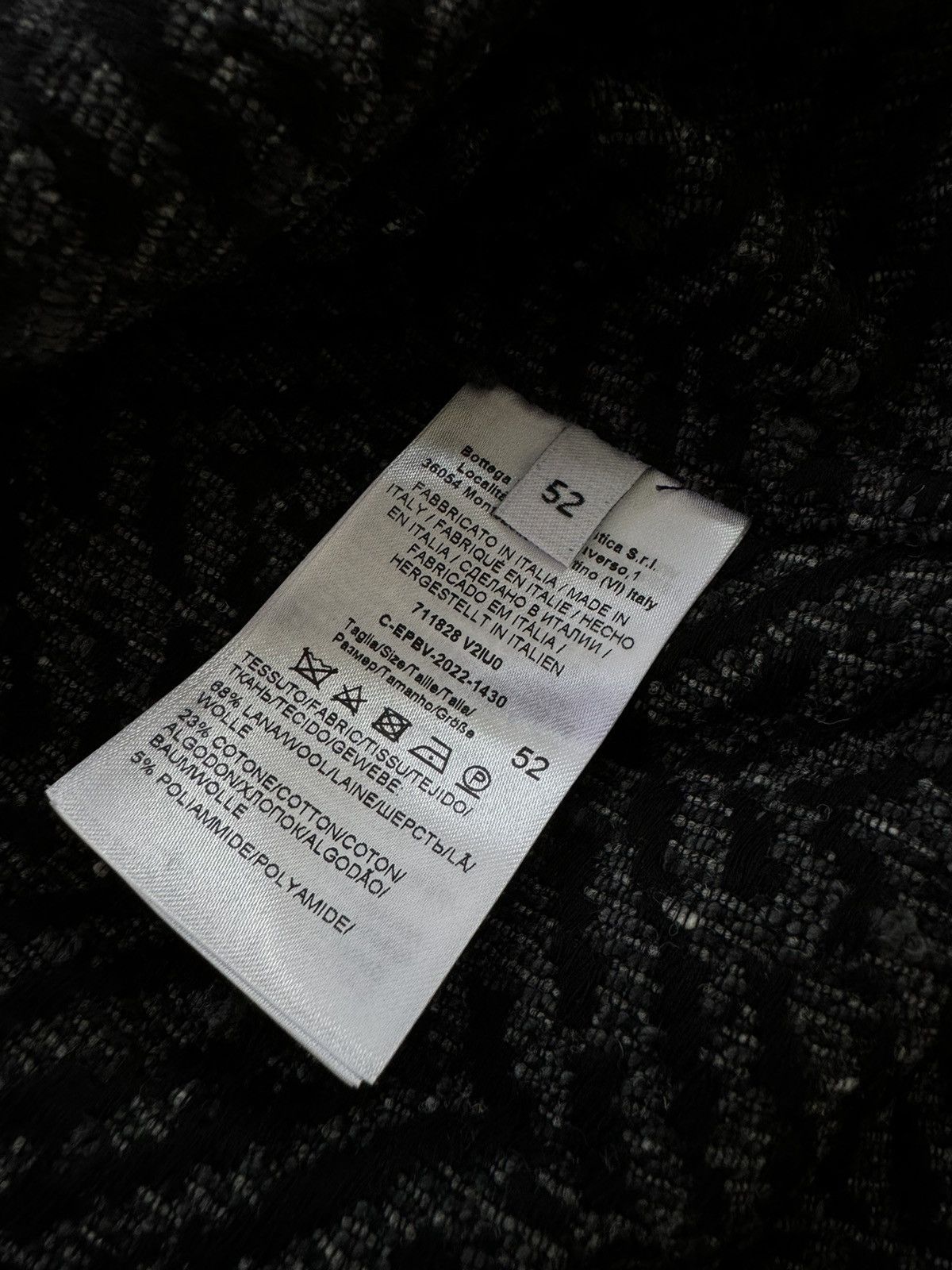 Bottega Veneta Bottega Veneta Herringbone wool blend jacket Size US L / EU 52-54 / 3 - 7 Thumbnail
